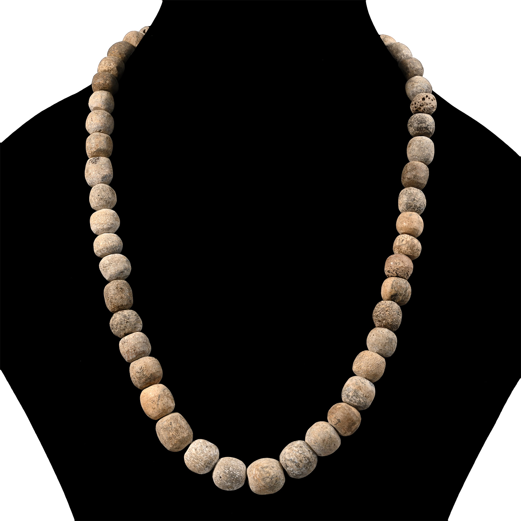 Woolly Mammoth Bone Bead Necklace String