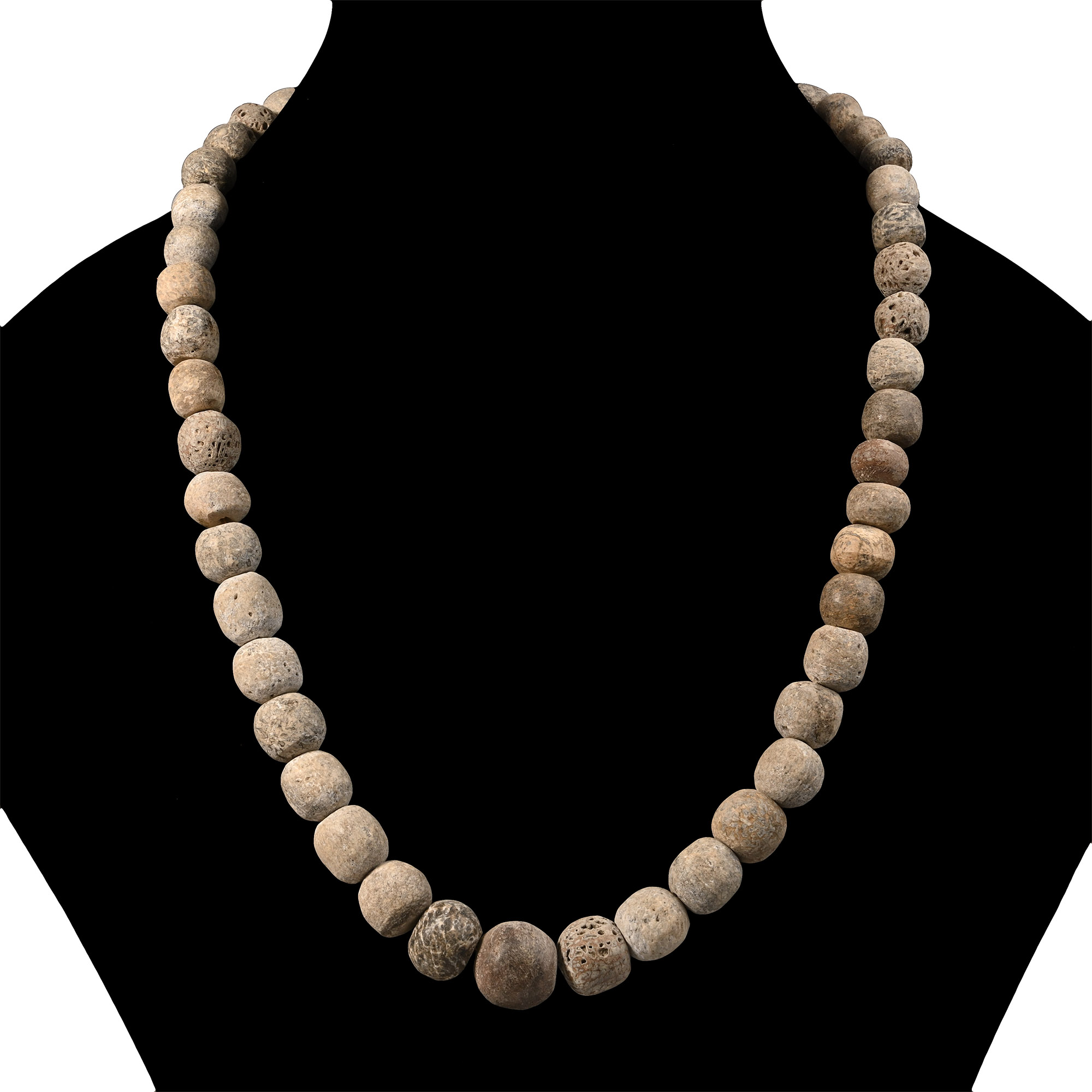 Woolly Mammoth Bone Bead Necklace String