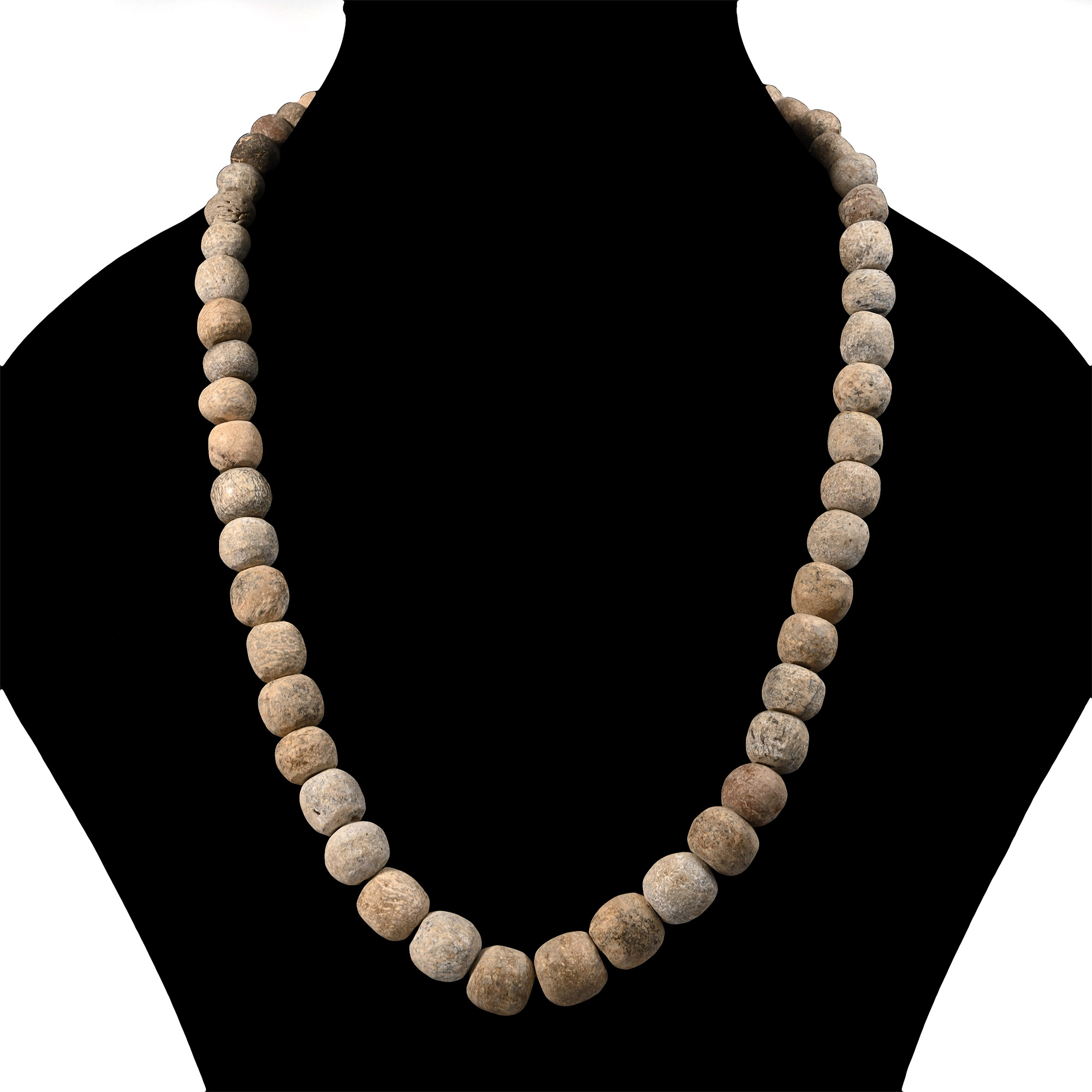 Woolly Mammoth Bone Bead Necklace String