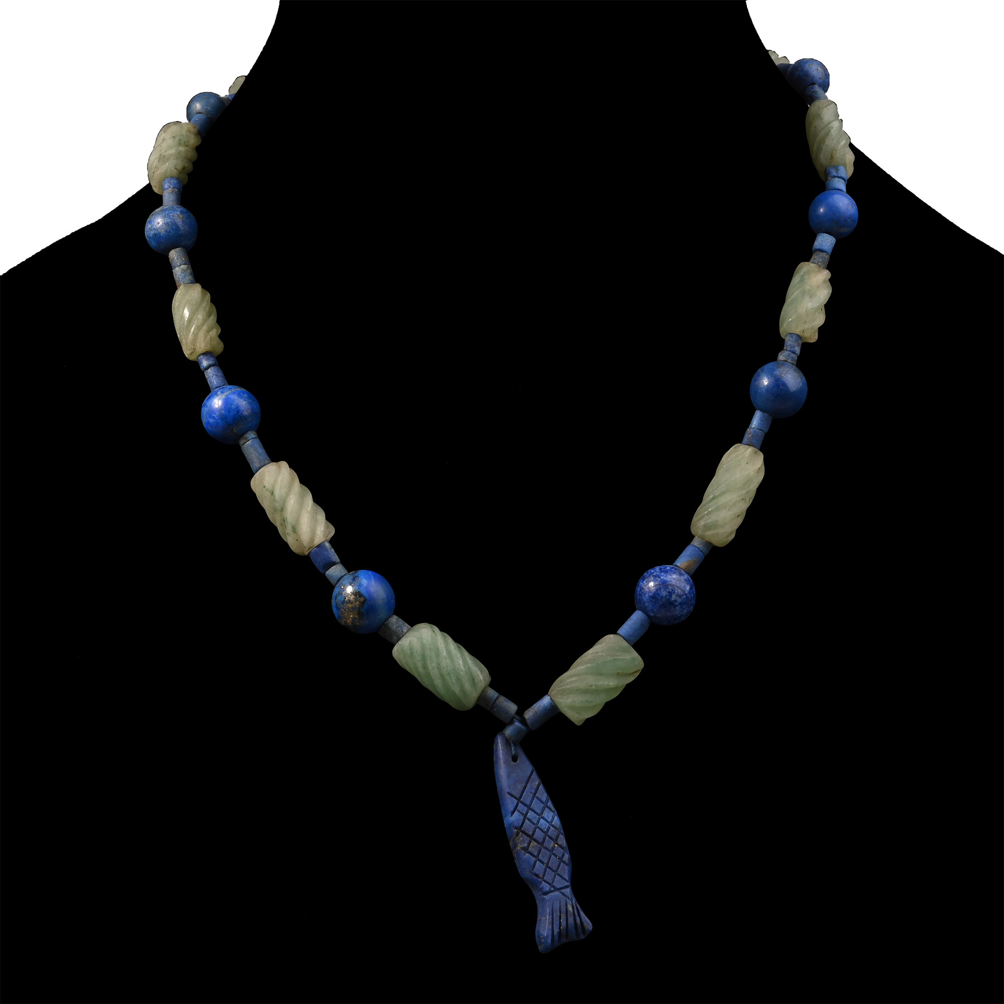 Lapis Lazuli and Hardstone Bead Necklace String