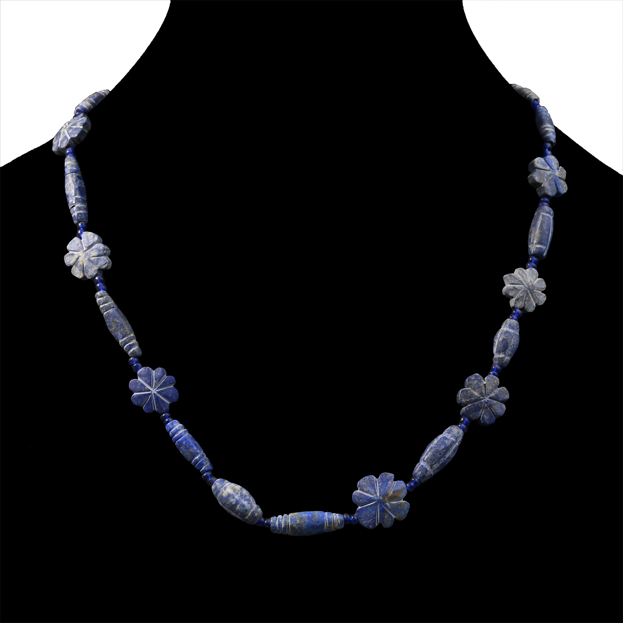 Lapis Lazuli Bead Necklace String
