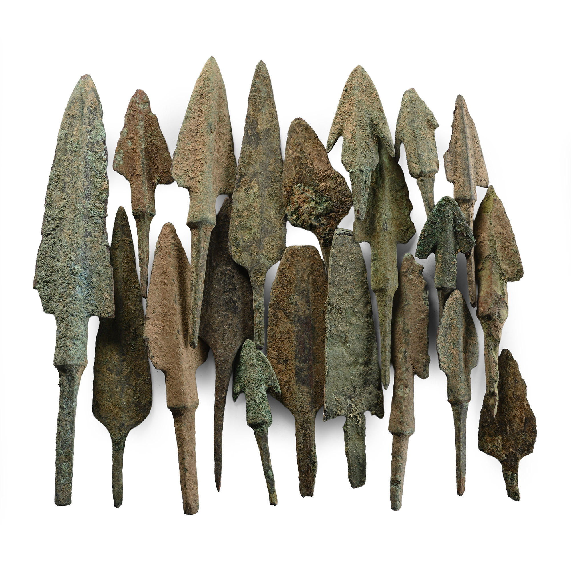 Greek and Luristan Bronze Arrowhead Collection