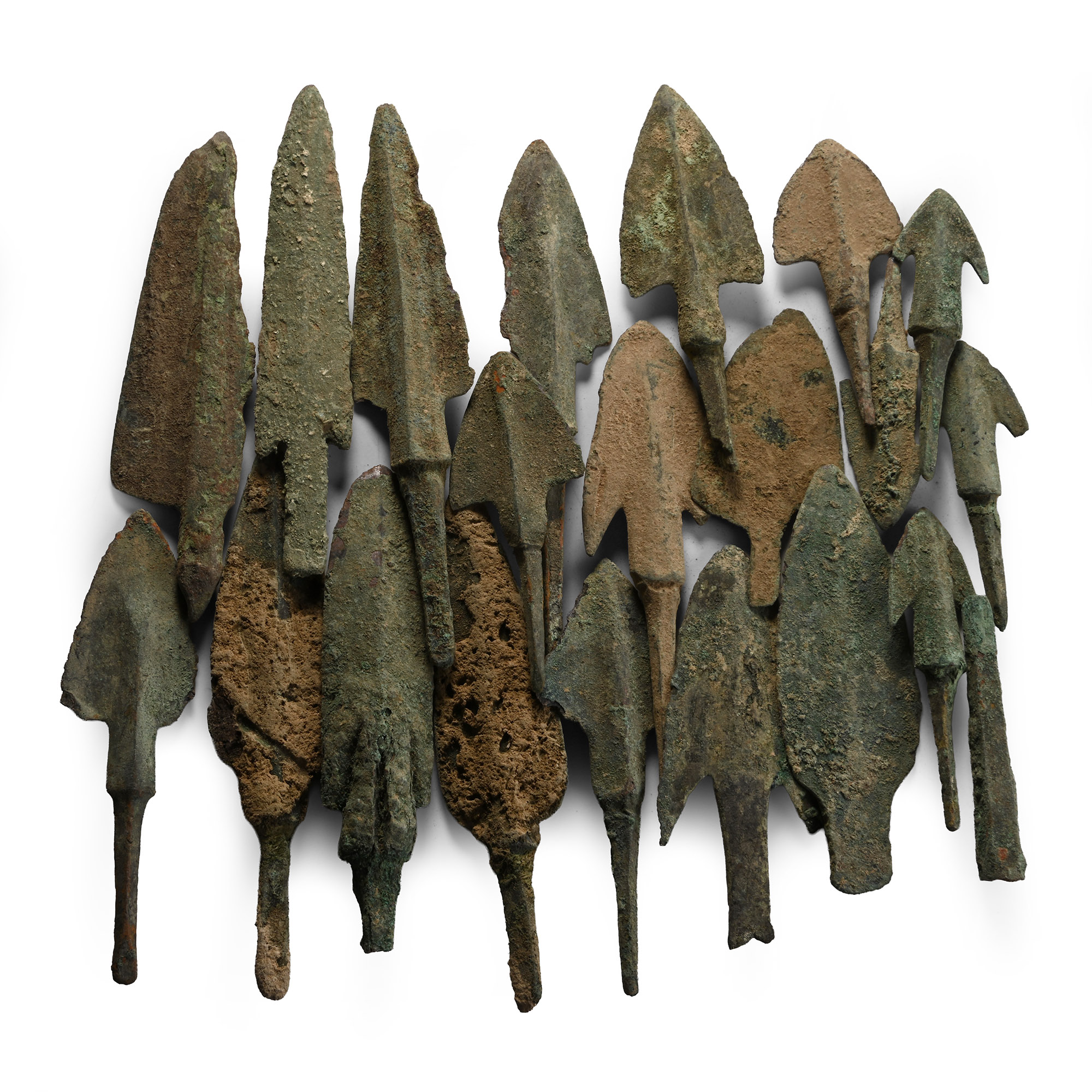 Greek and Luristan Bronze Arrowhead Collection