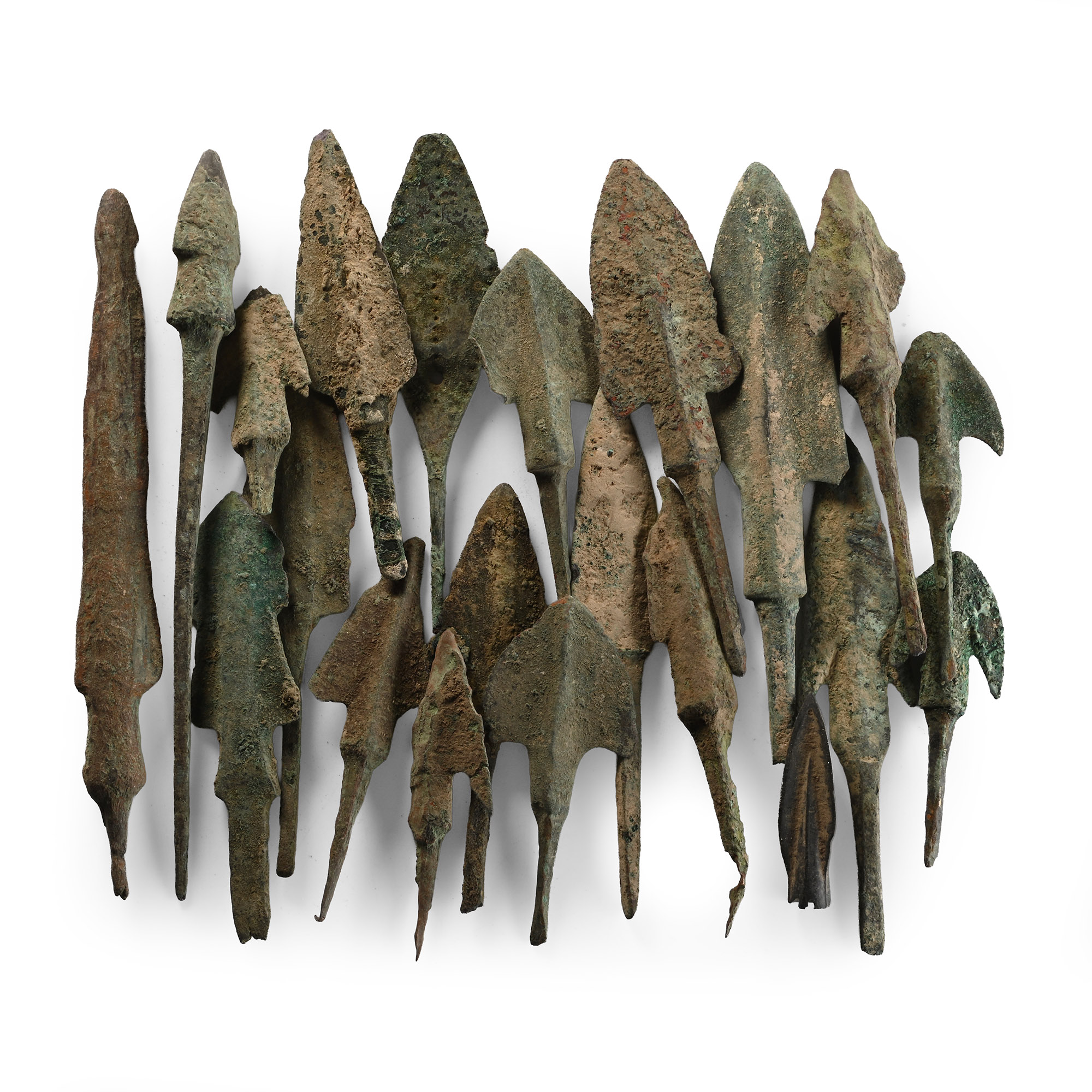 Greek and Luristan Bronze Arrowhead Collection