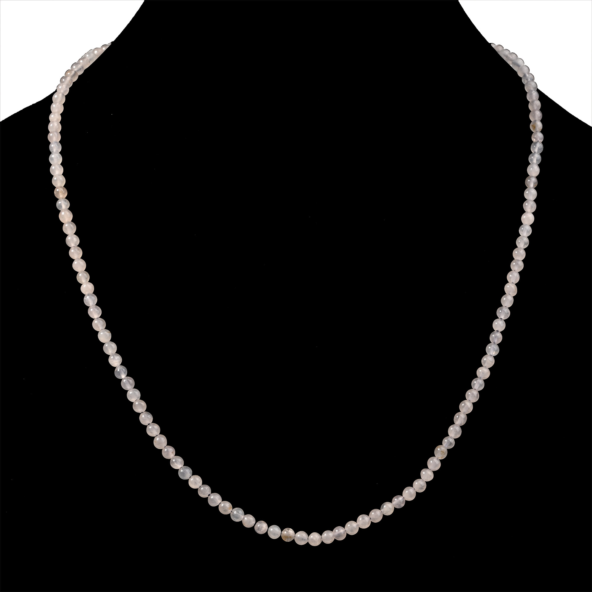 Chalcedony Bead Necklace