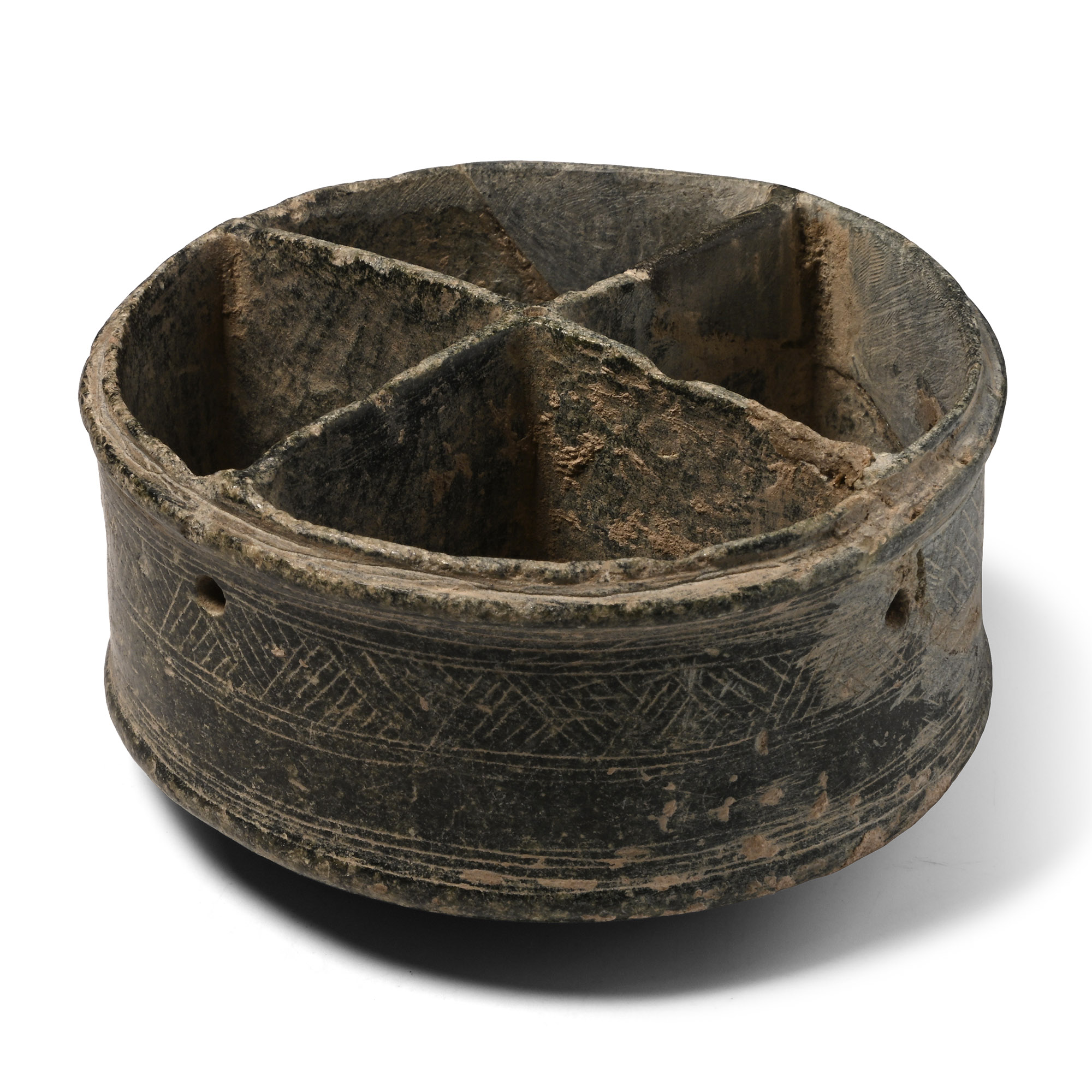 Mesopotamian Compartmented Stone Vessel