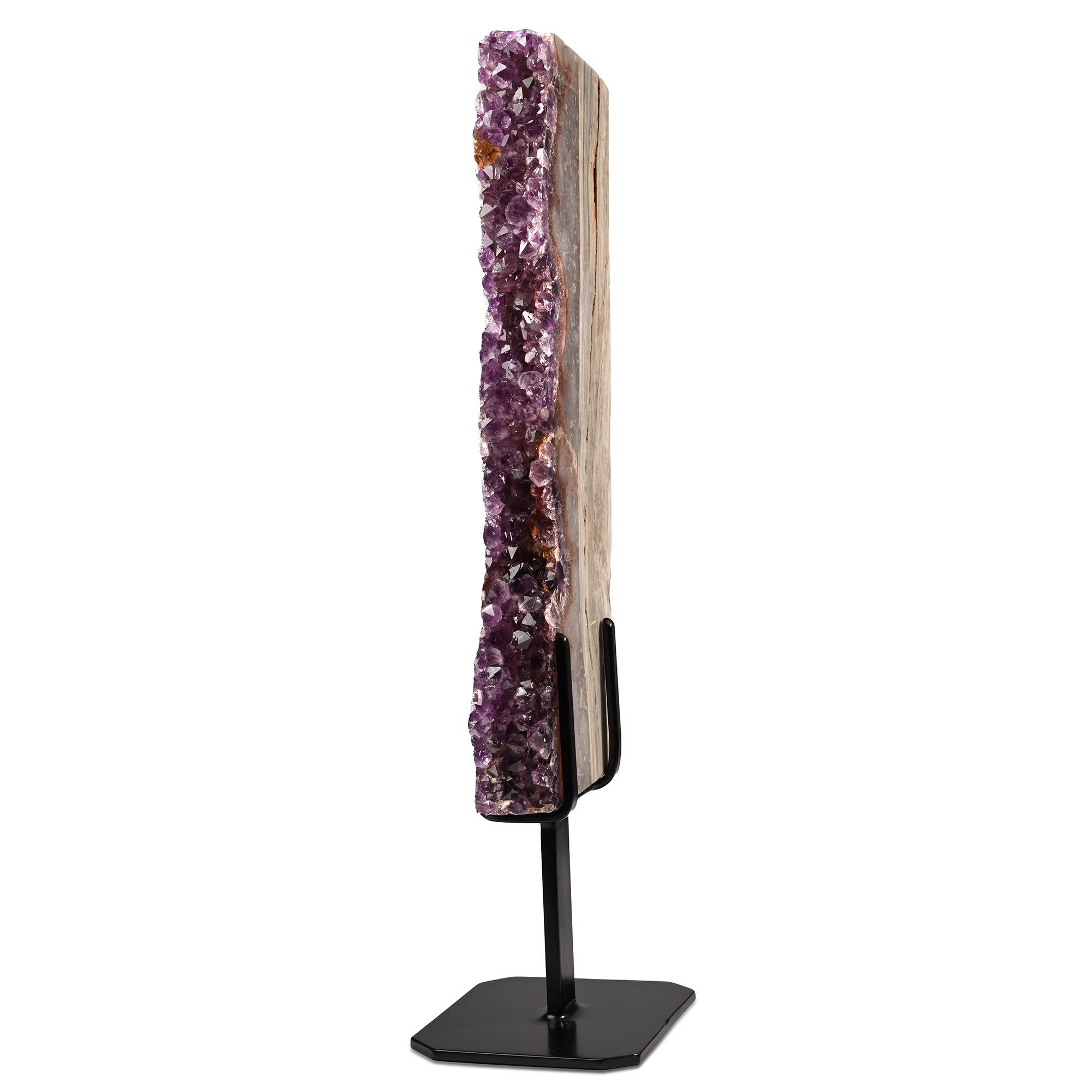 Large Agate and Amethyst Column Display
