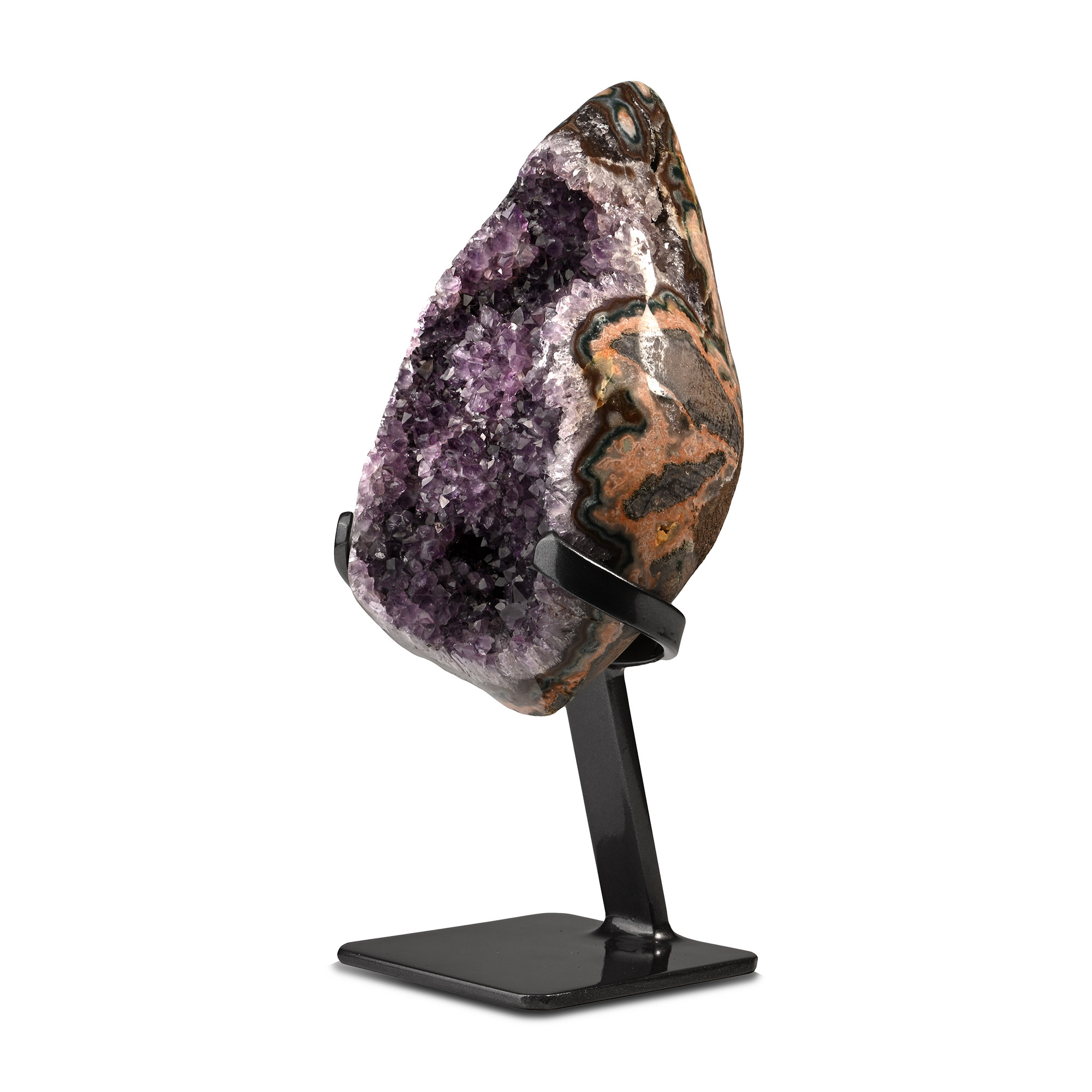 Mounted Amethyst Crystal Display