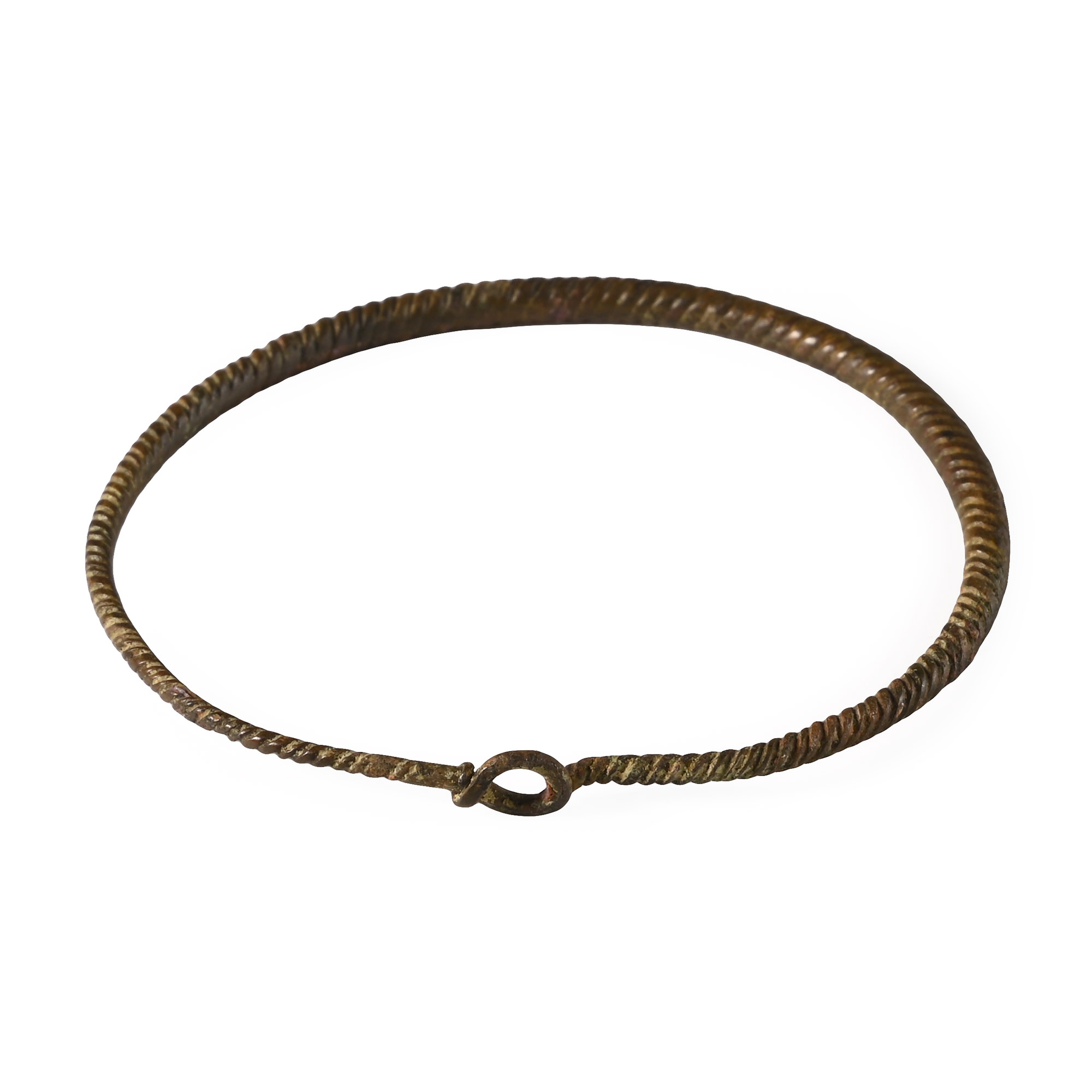 Viking Age Twisted Bronze Bracelet