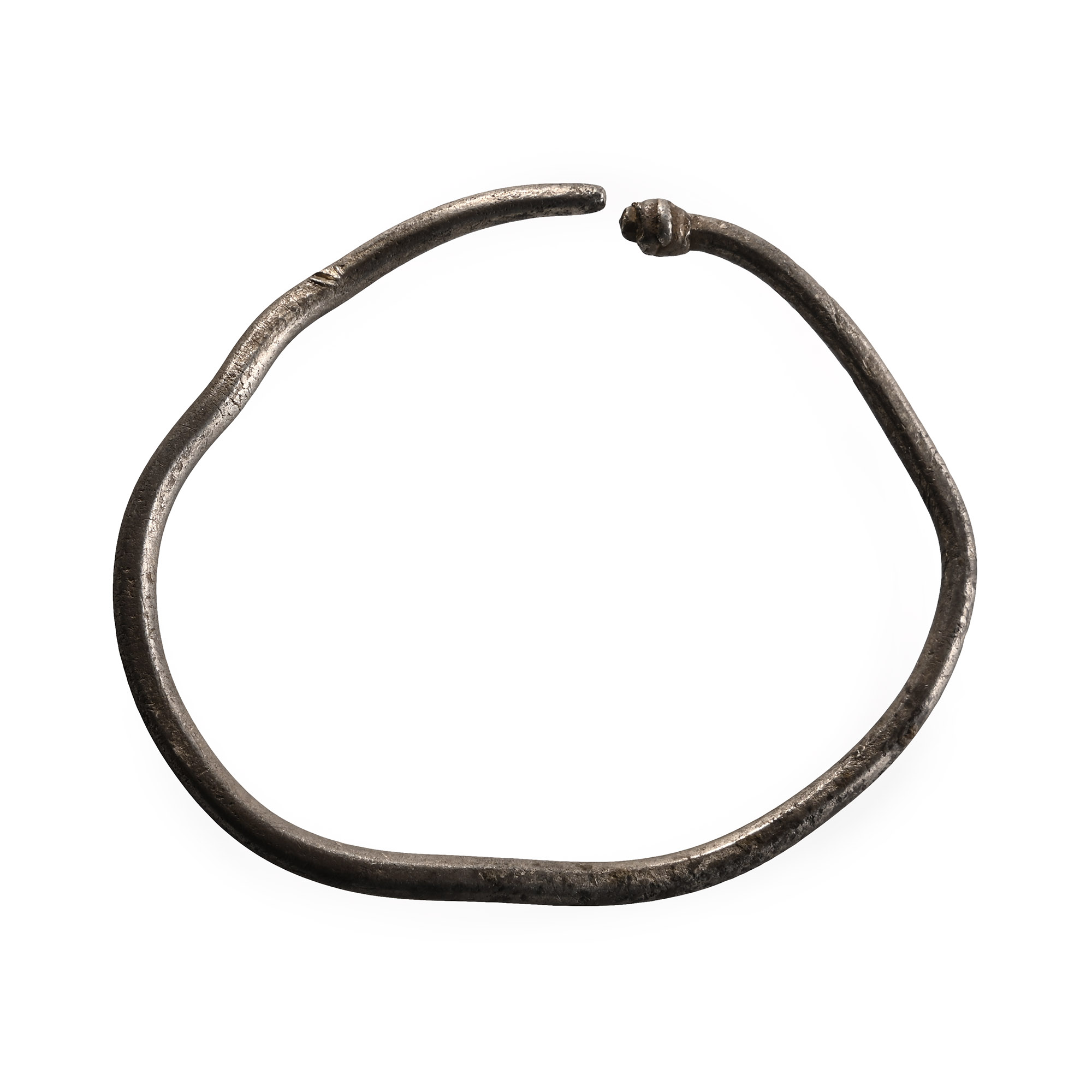 Viking Age Silver Bar Bracelet