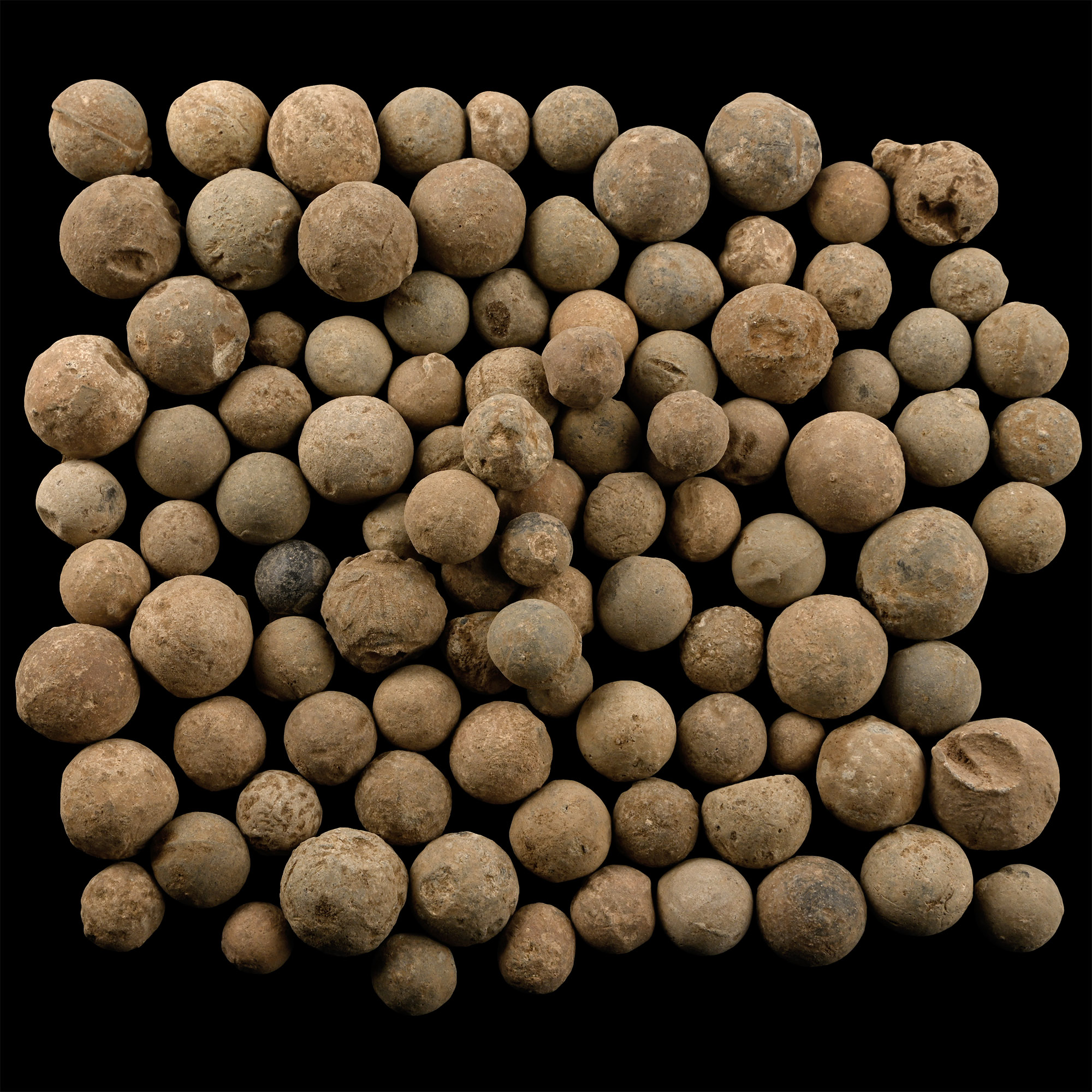 Civil War and Later Lead Musket and Pistol Ball Collection [100]