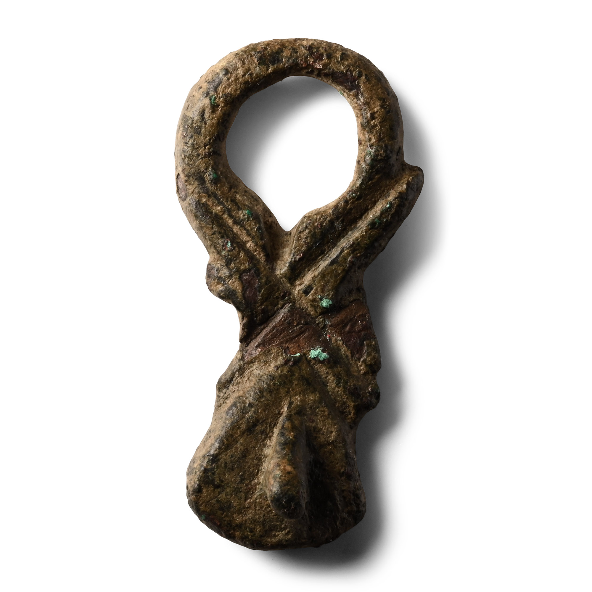 Roman Bronze Phallic Pendant