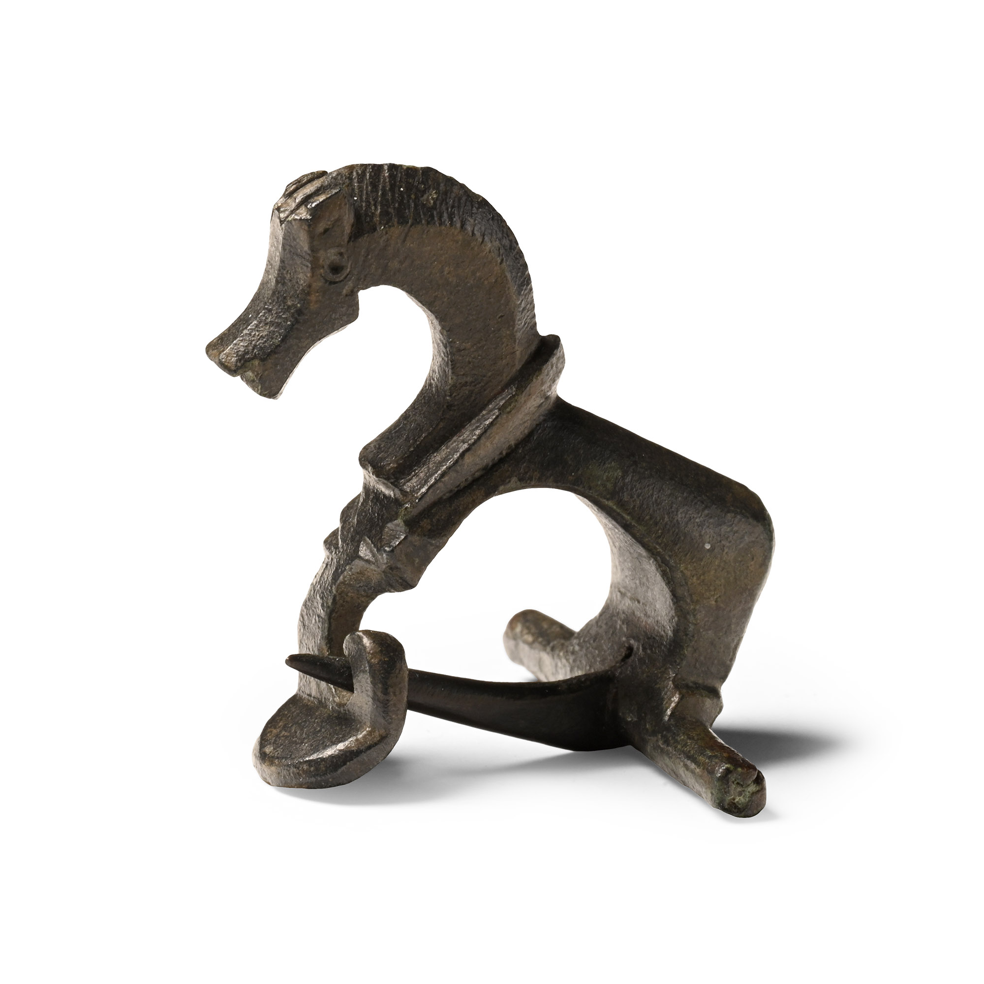 Roman Bronze Horse Crossbow Brooch