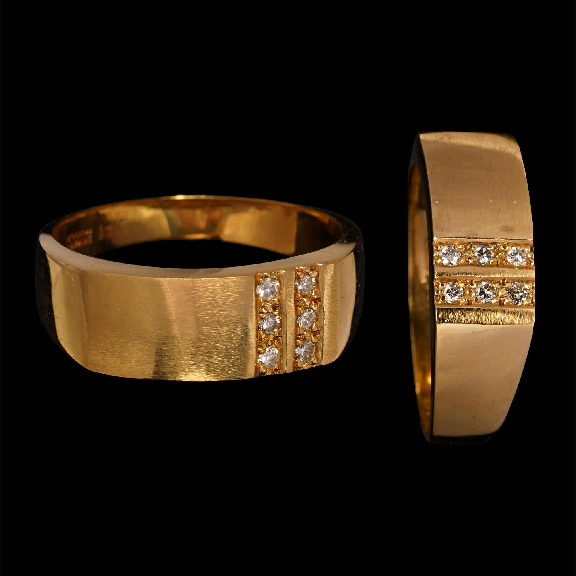 Gold and Diamond Ring