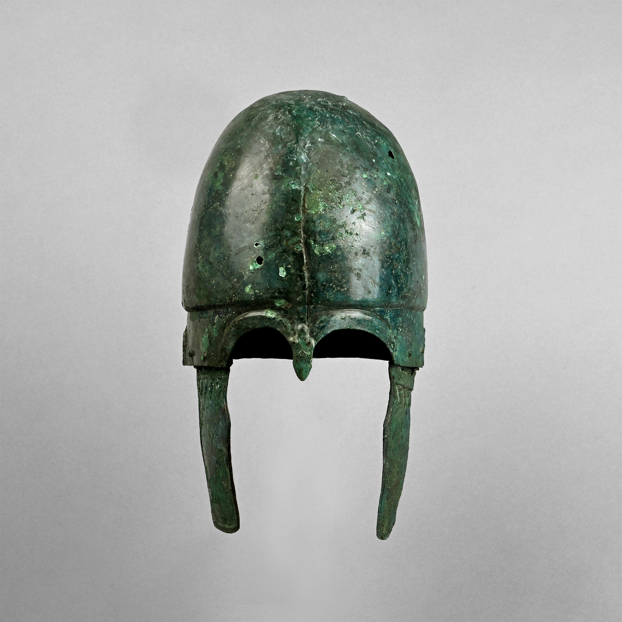 Greek Bronze Chalcidian-Type Helmet