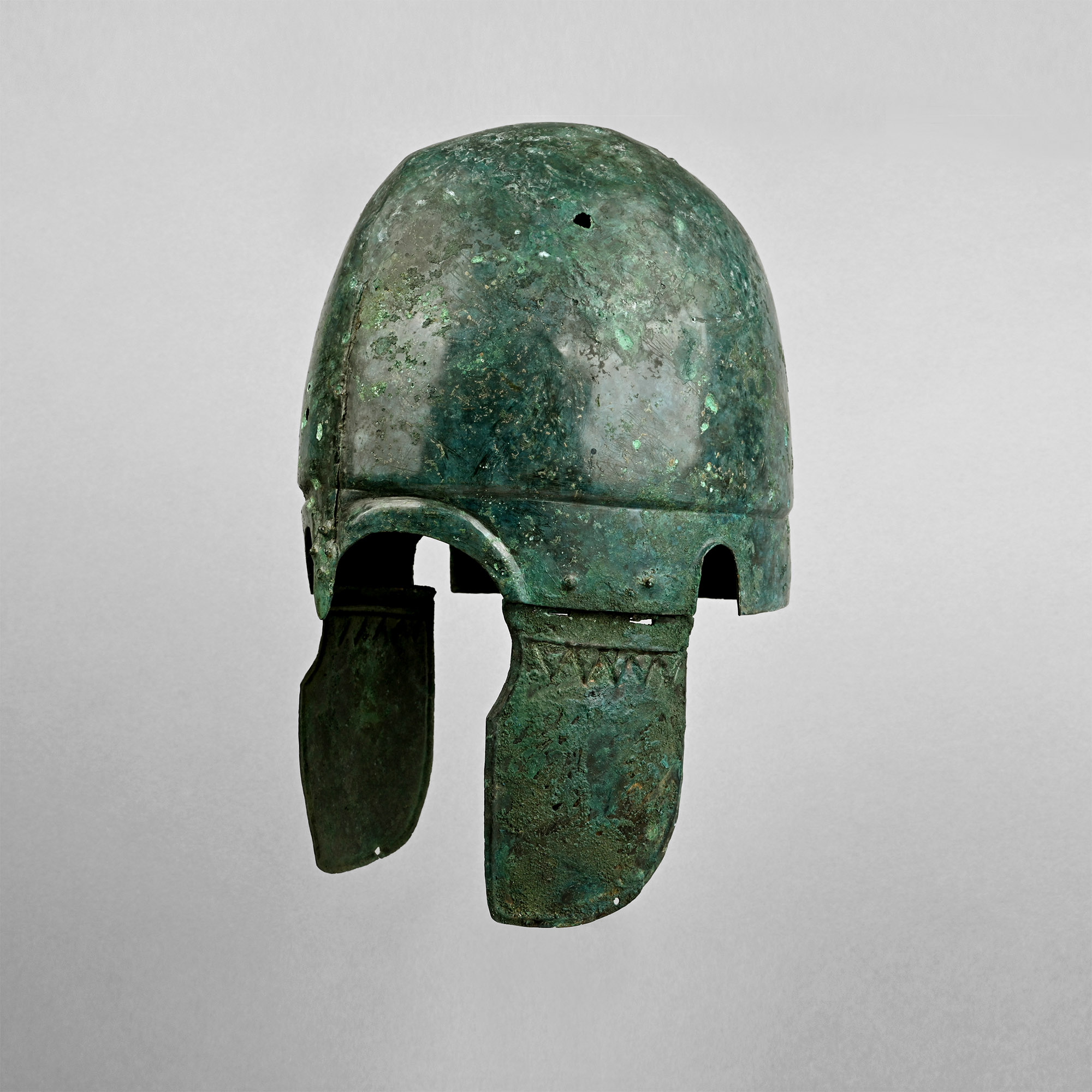 Greek Bronze Chalcidian-Type Helmet