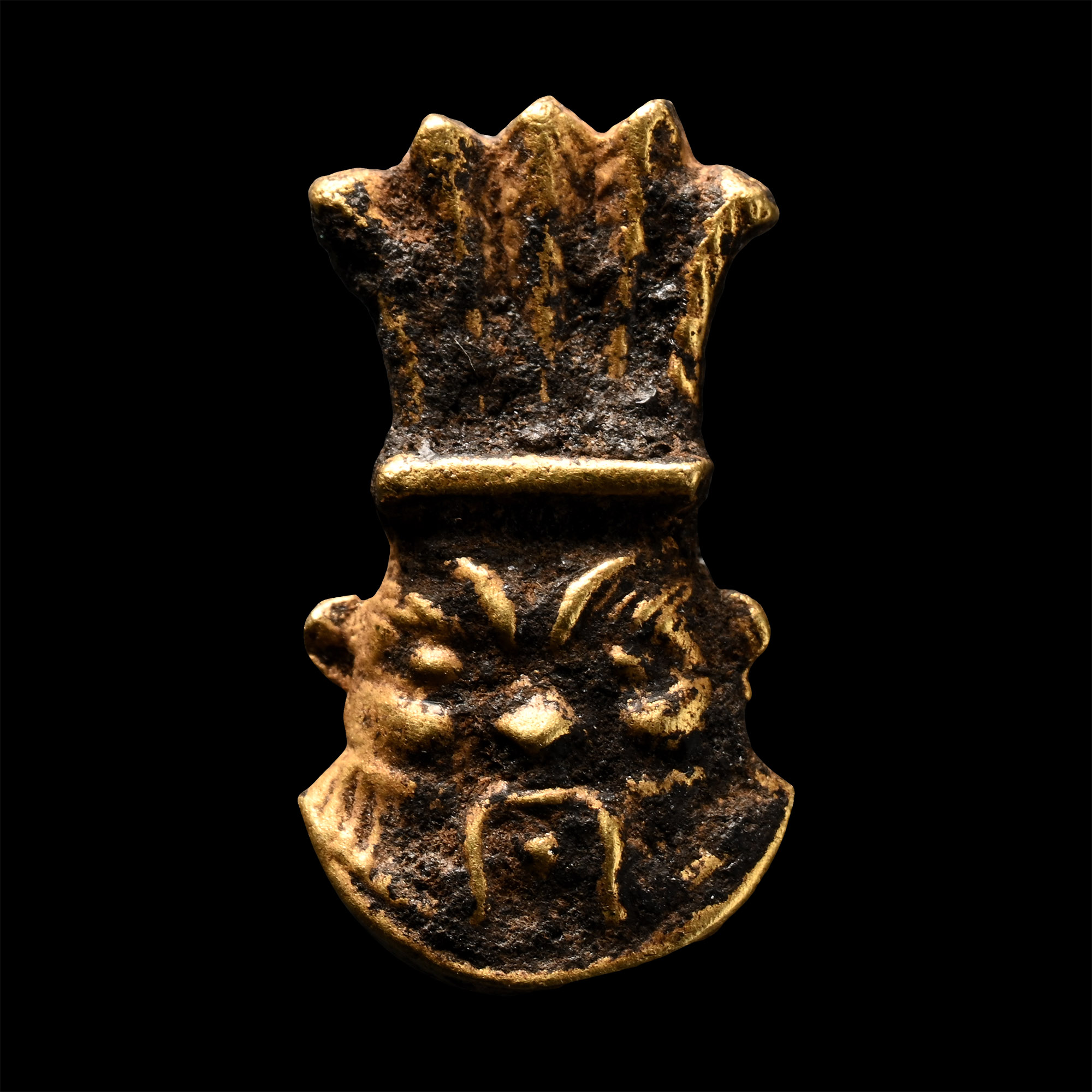 Egyptian Gold Bes Amulet