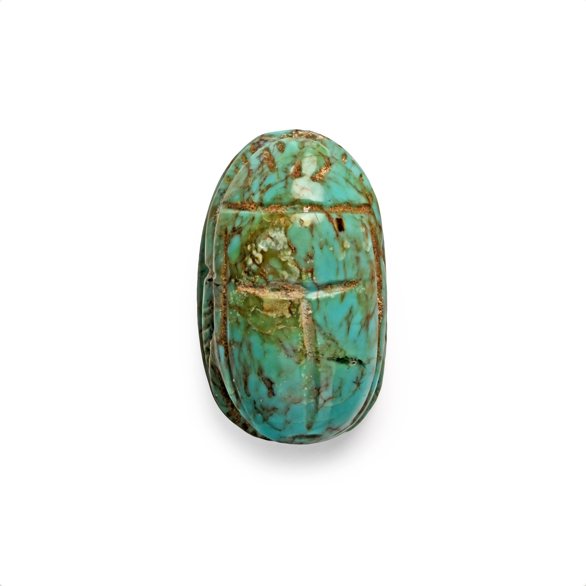 Egyptian Turquoise Scarab
