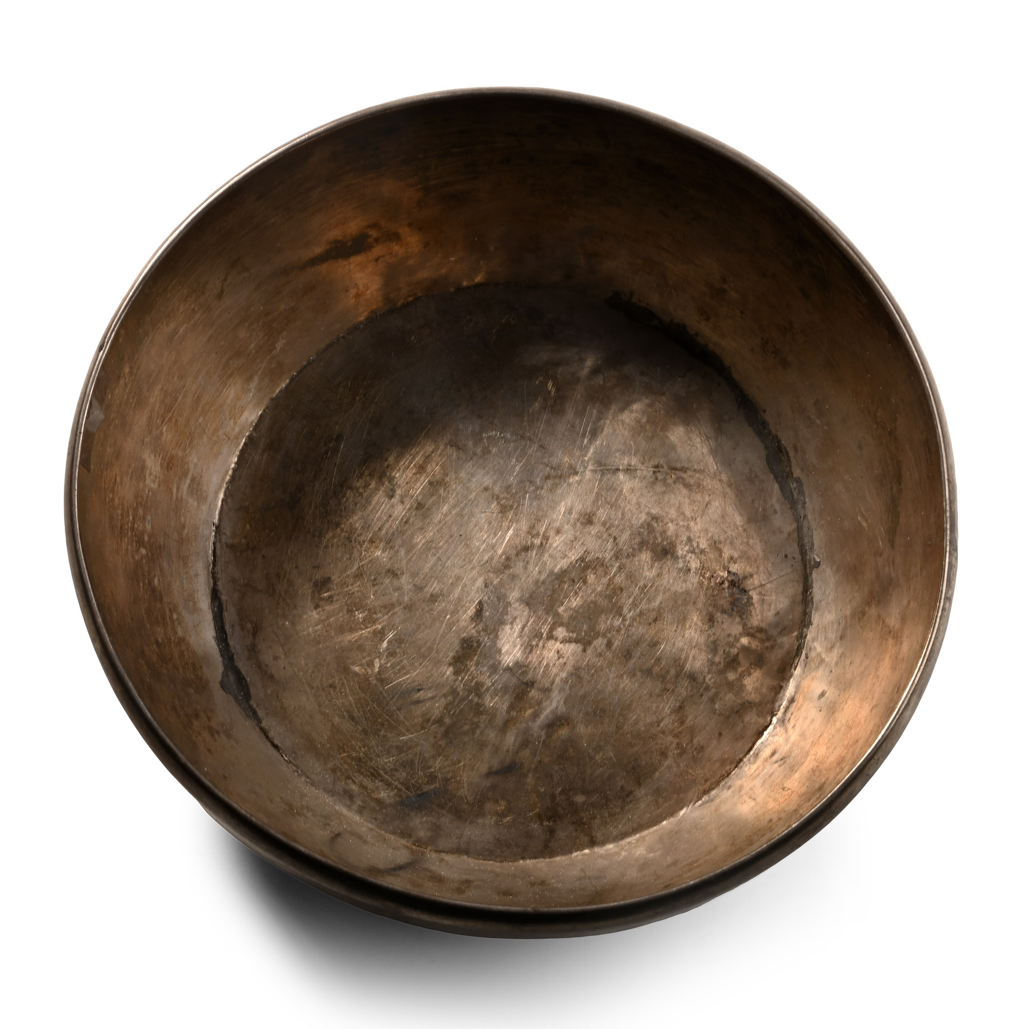 Indo-Parthian Silver Flat-Bottom Bowl