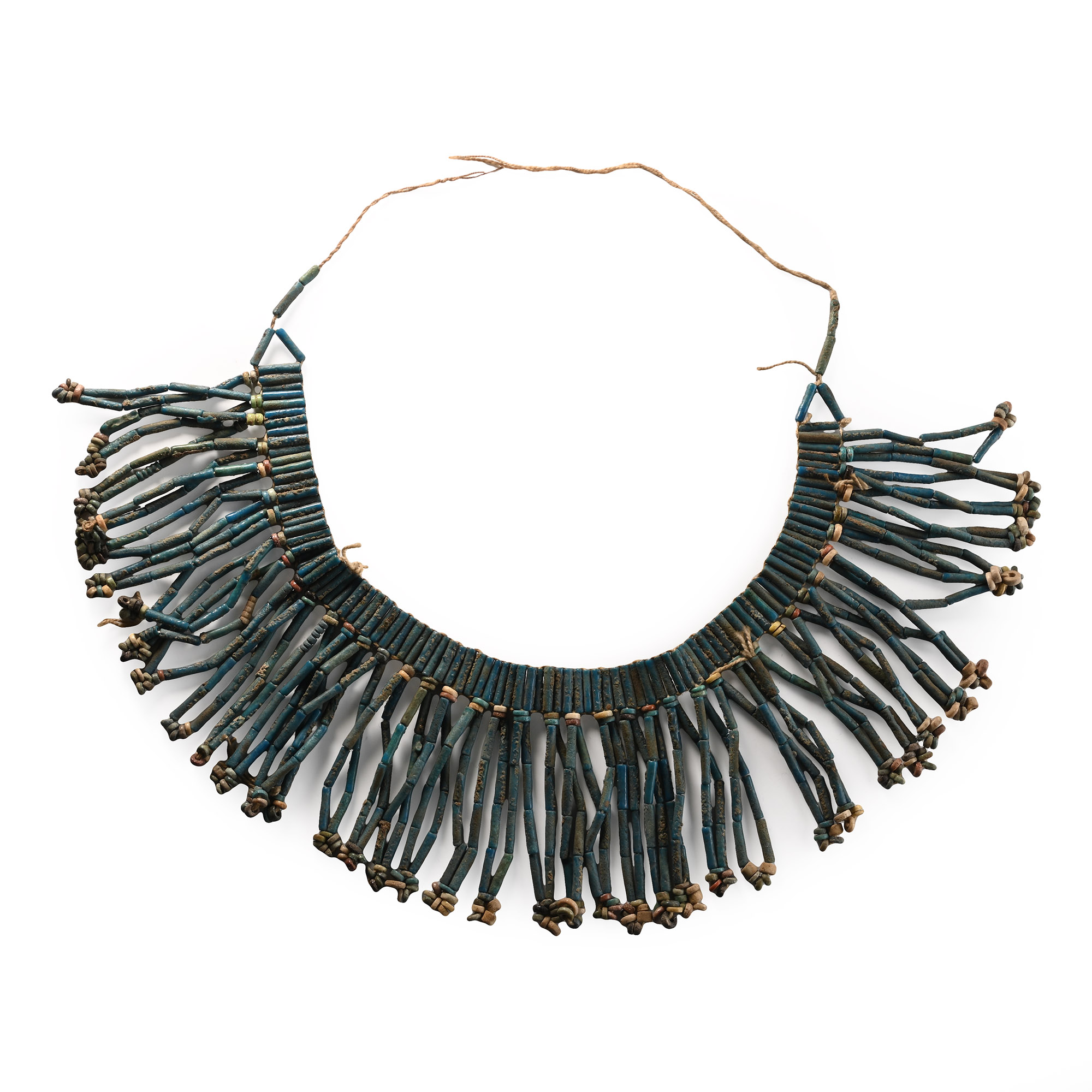 Egyptian Faience Bead Broad Collar Necklace