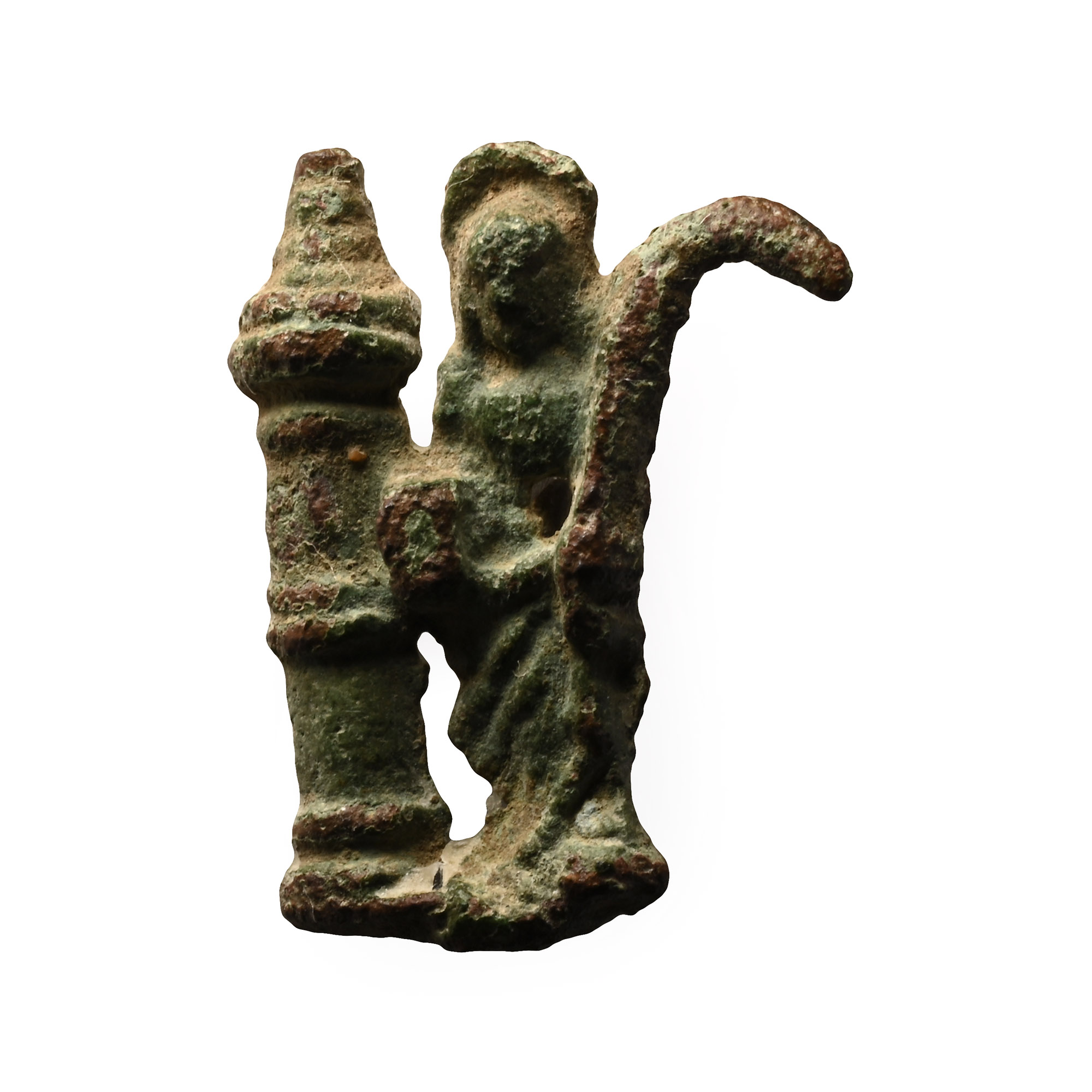Medieval Bronze Saint Barbara Pilgrim's Badge