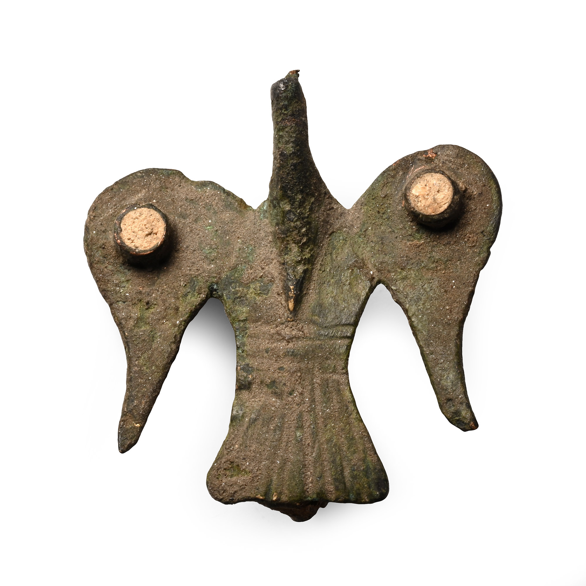 Roman Bronze Bird Brooch