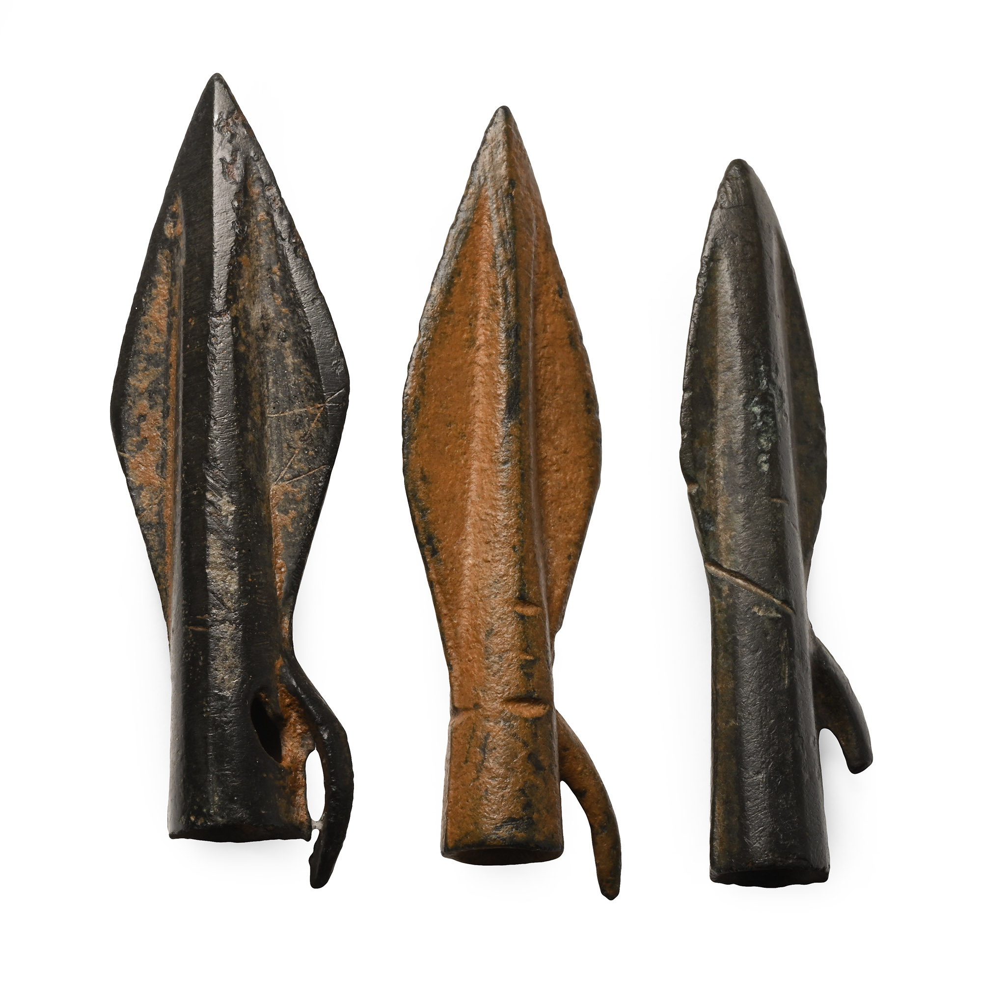 Greek Bronze Arrowhead Group