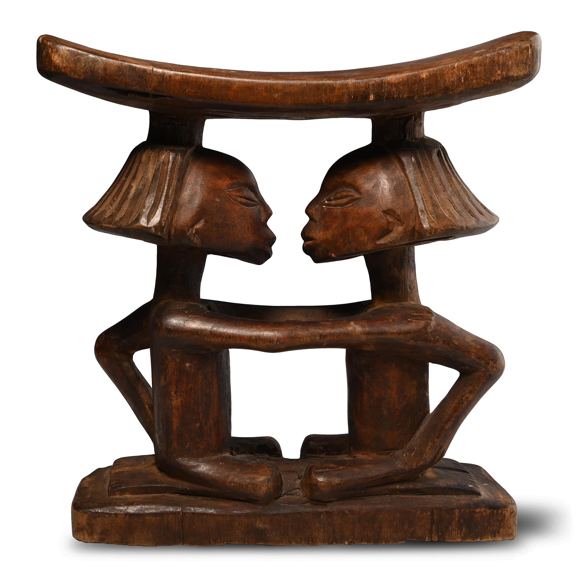 African Congo Wooden Headrest