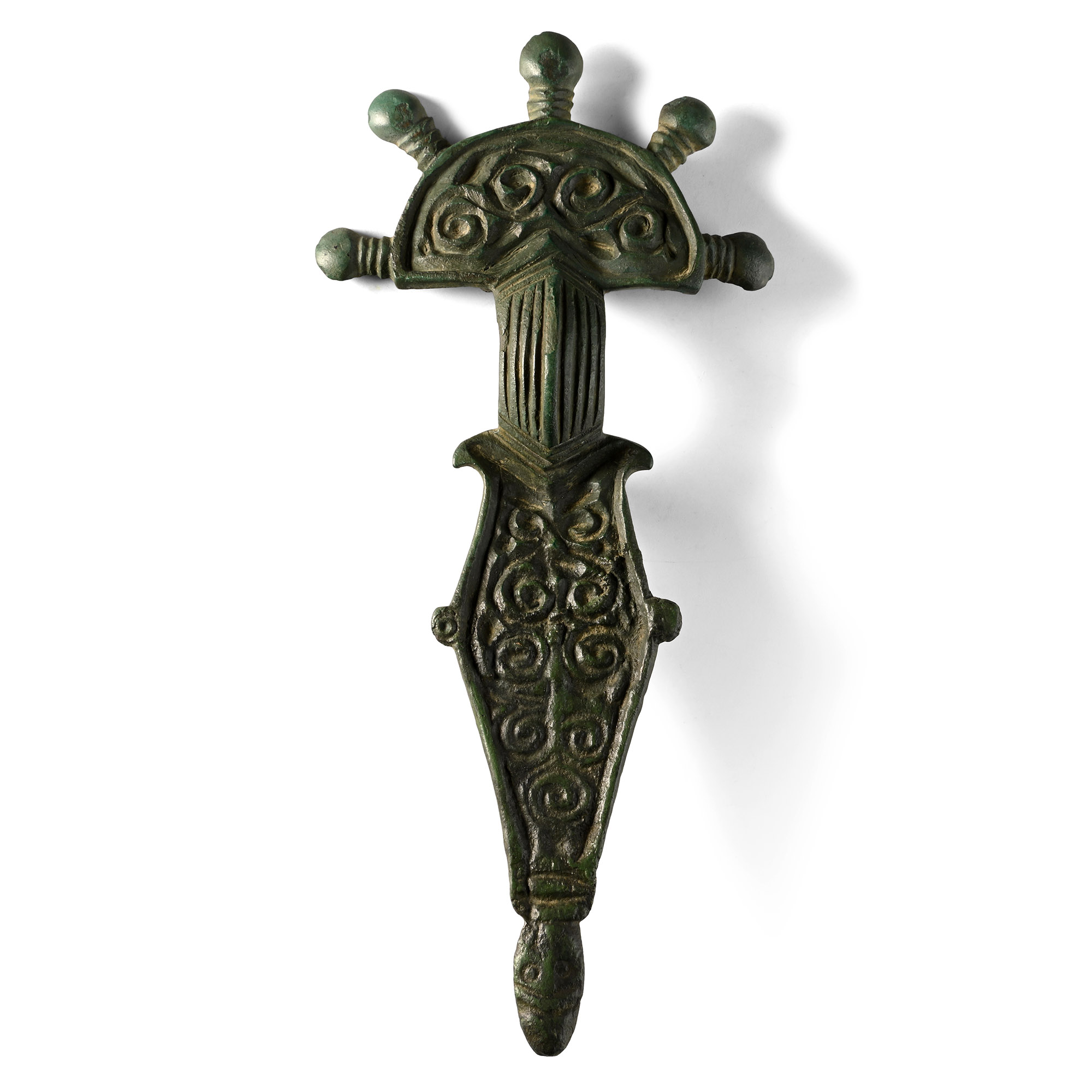 Large Visigothic Bronze Radiate Brooch