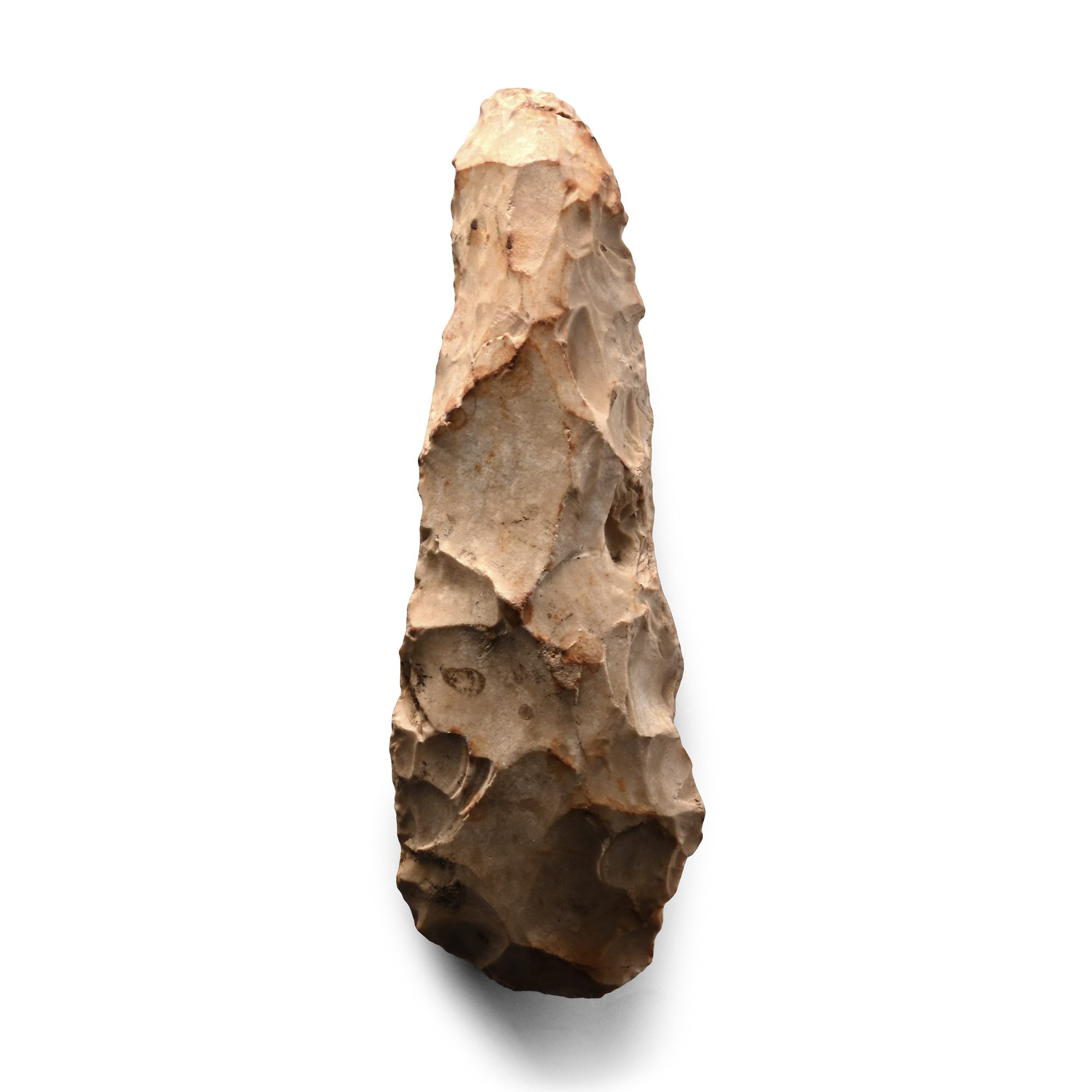Stone Age Flaked Flint Handaxe