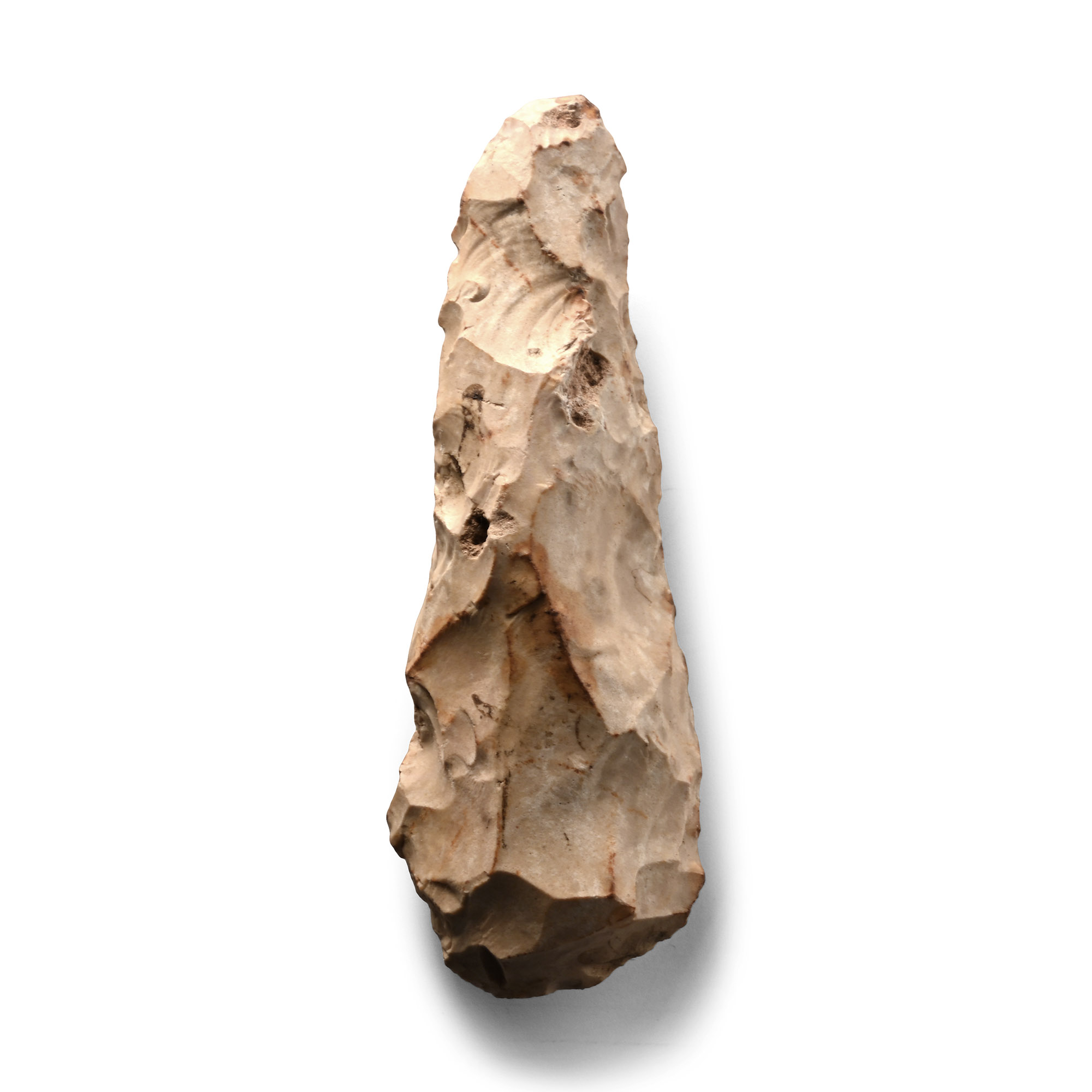 Stone Age Flaked Flint Handaxe