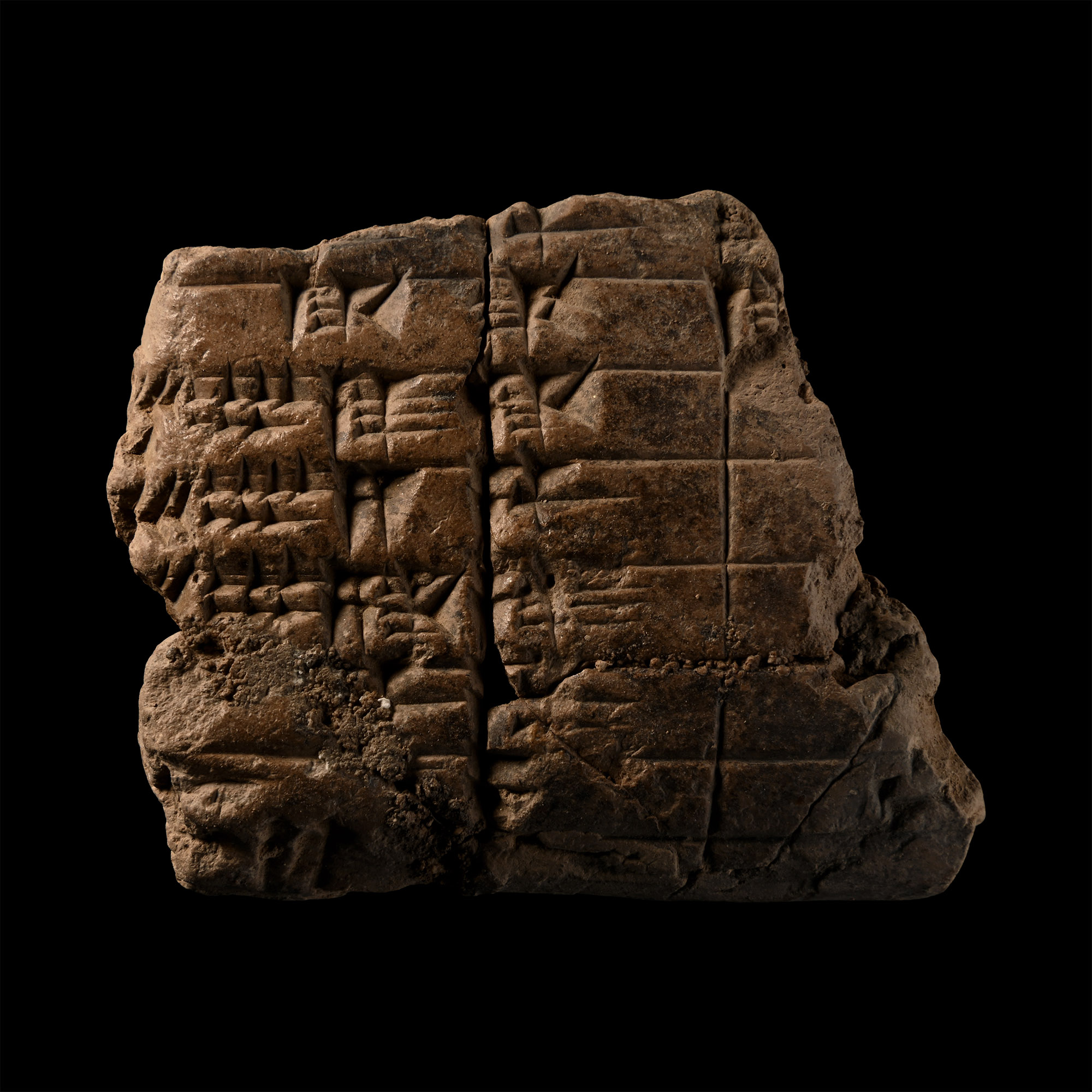 Mesopotamian Ceramic Cuneiform Tablet Fragment