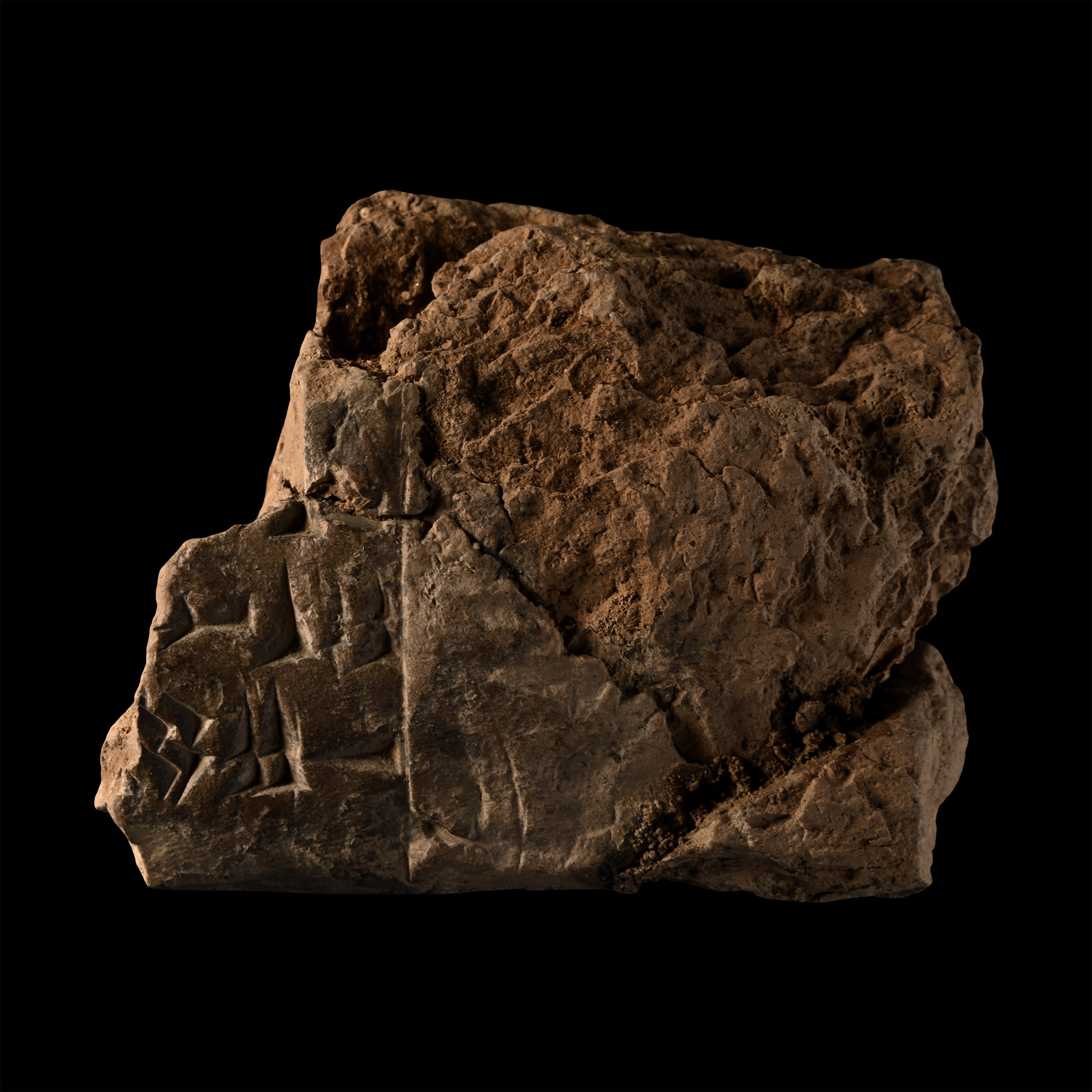 Mesopotamian Ceramic Cuneiform Tablet Fragment