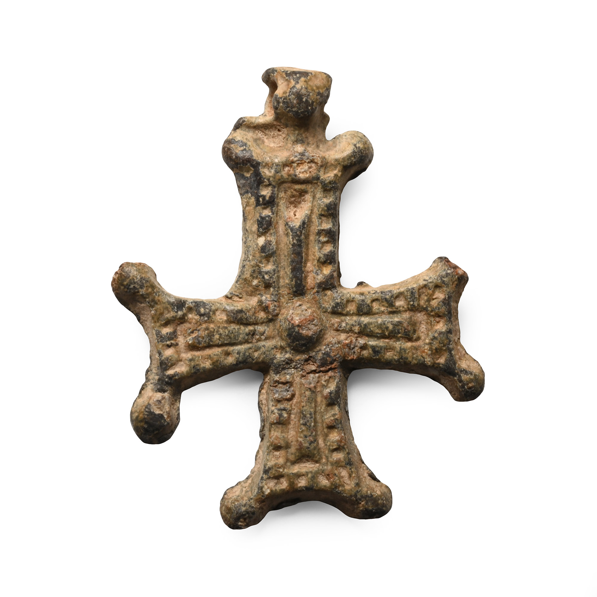 Medieval Lead Cross Pendant