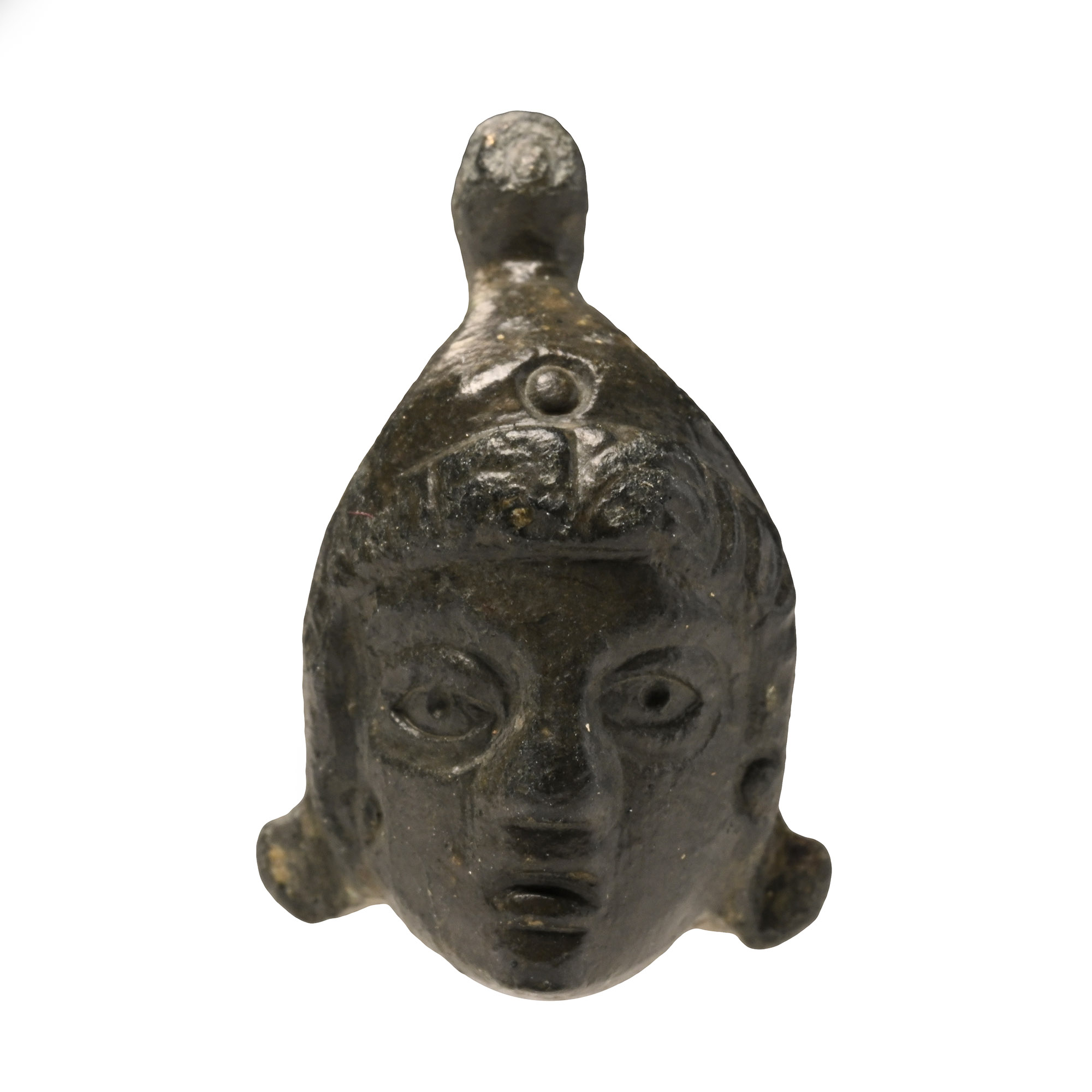 Roman Bronze Head of Mithras