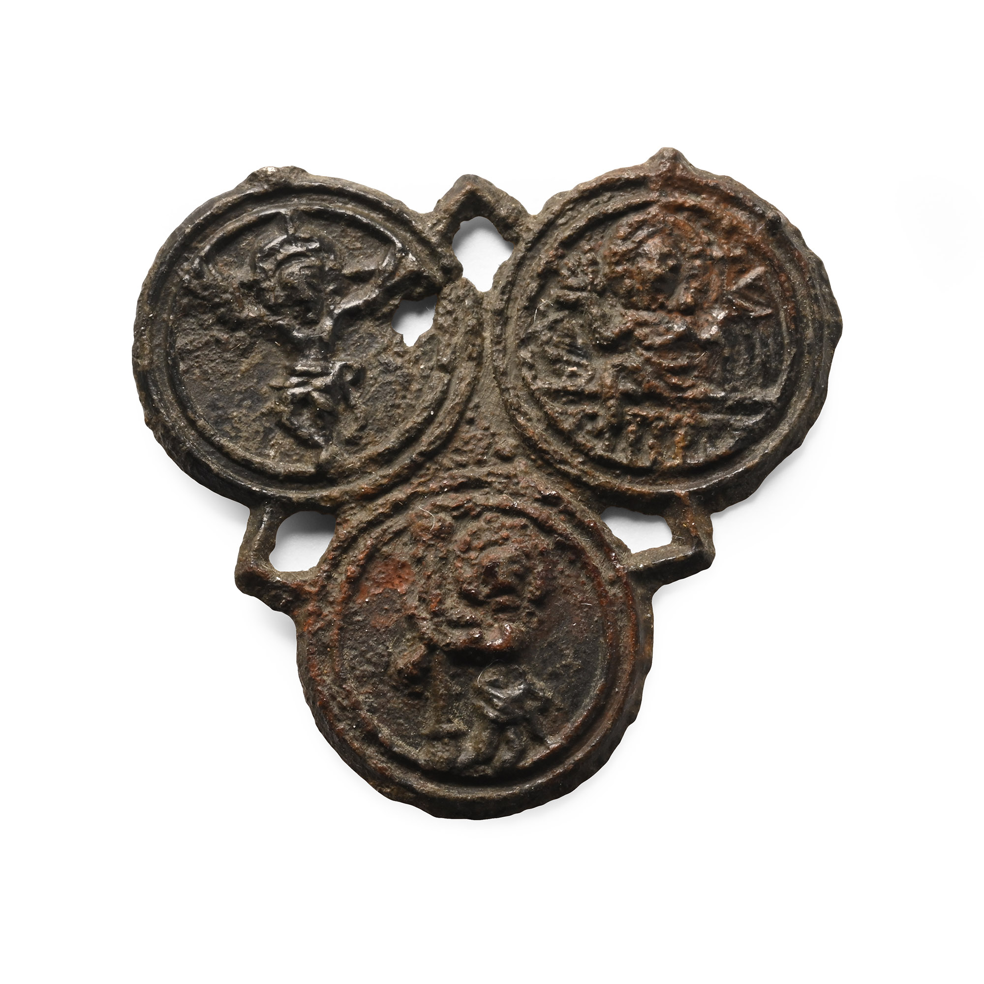 Medieval Dutch Pewter Holy Blood Of Wilsnack Pilgrim's Badge