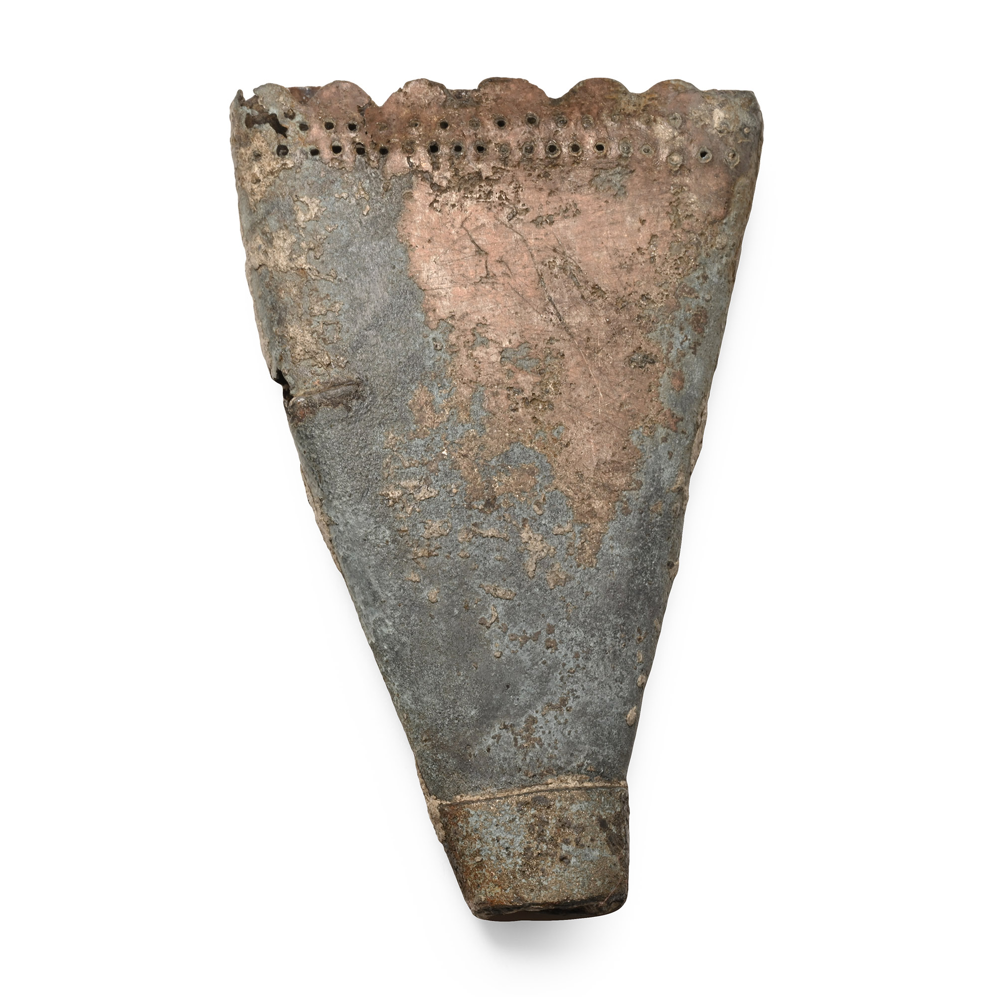 Medieval Bronze Sword Chape