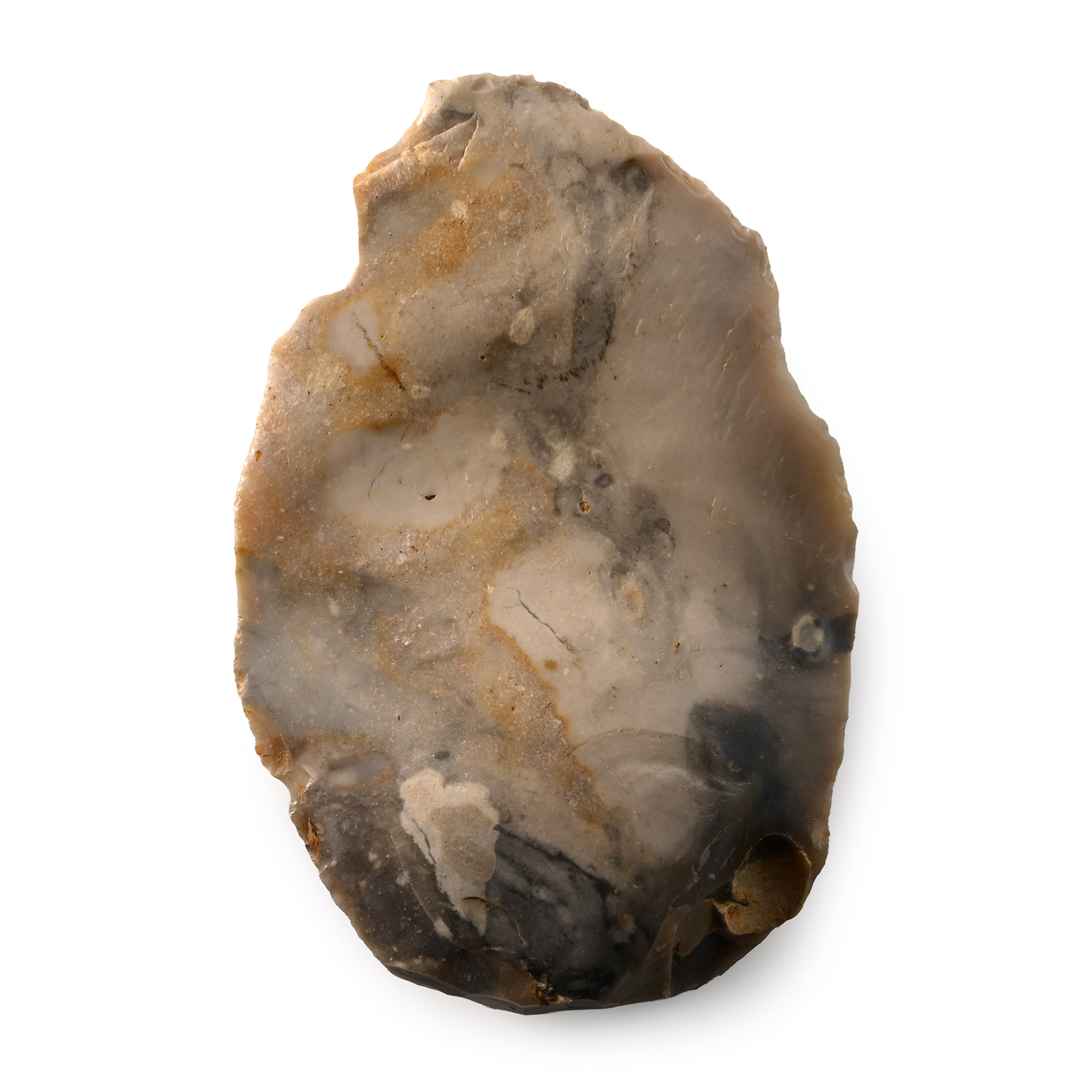 Very Large French Stone Age 'Mousterian' Levallois Flint Knife