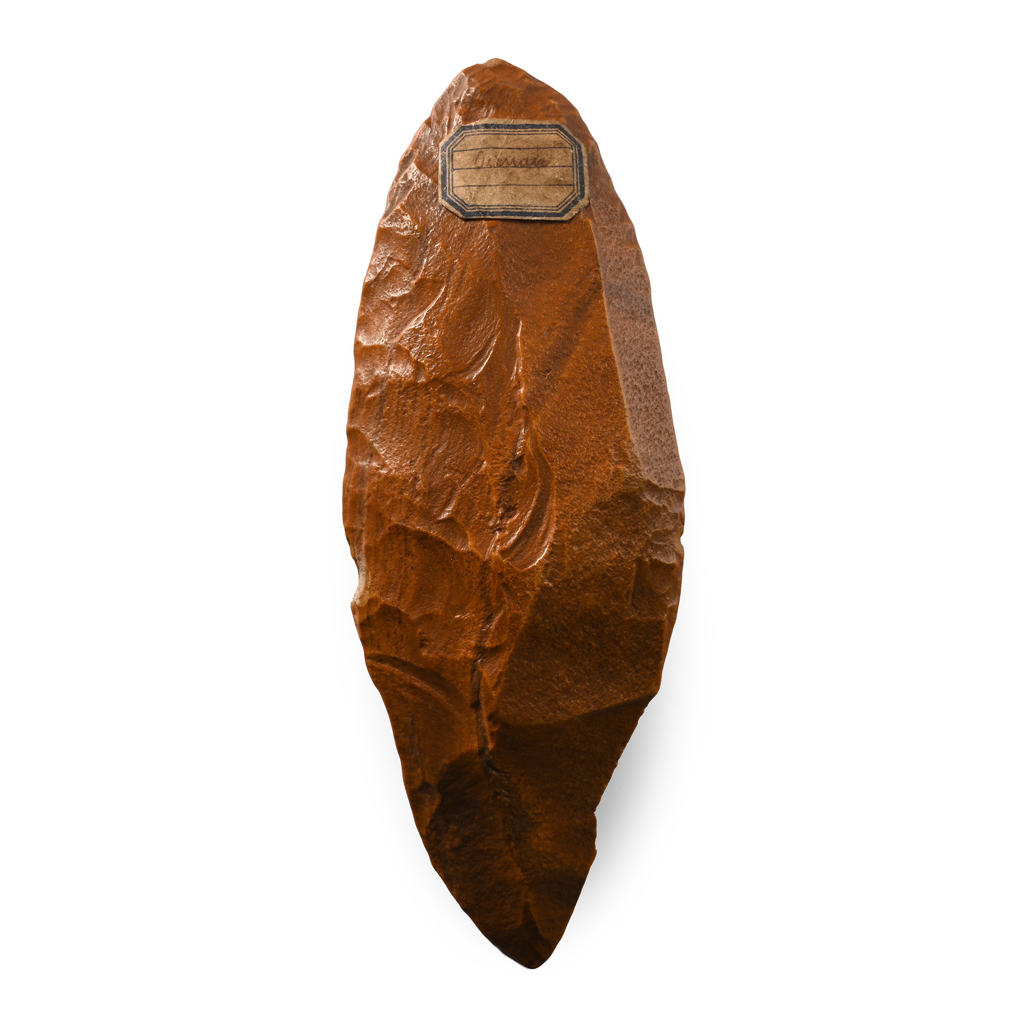 Large Stone Age Orange Jasper Knife Blade