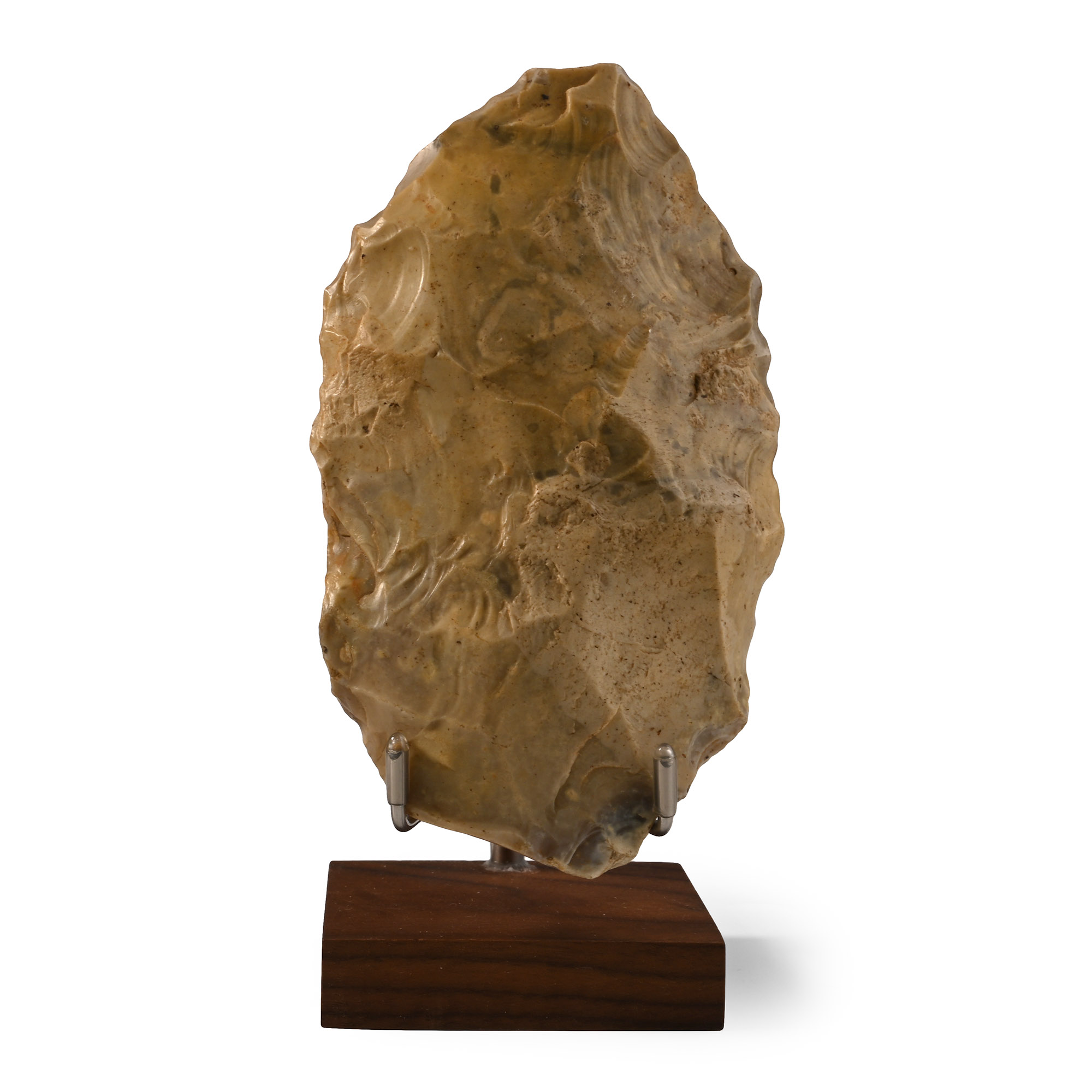 Large British Stone Age Flint Handaxe