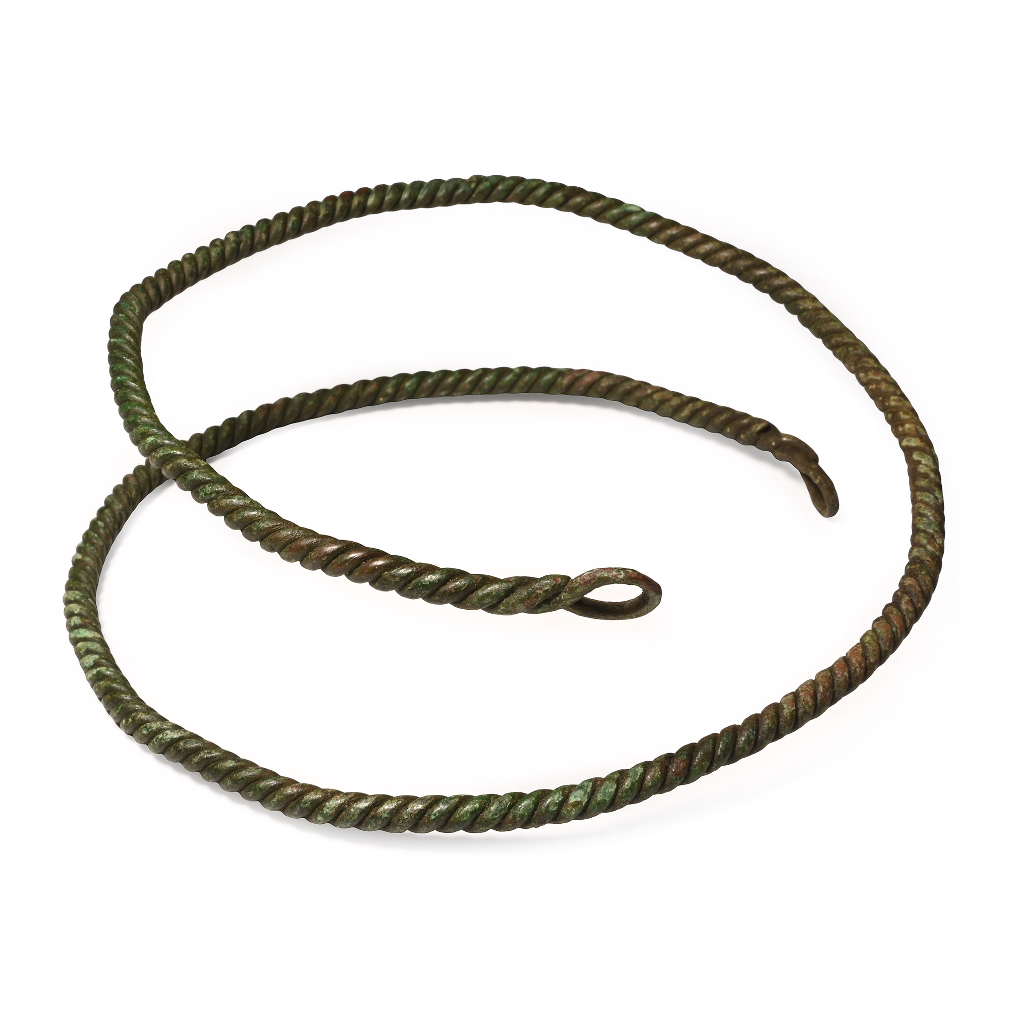 Viking Period Twisted Neck Torc with Loop Terminals