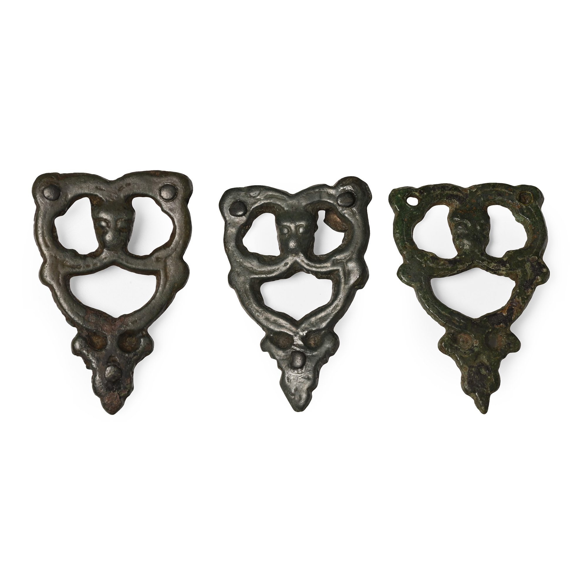 Viking Bronze Odin with Ravens Mount Group
