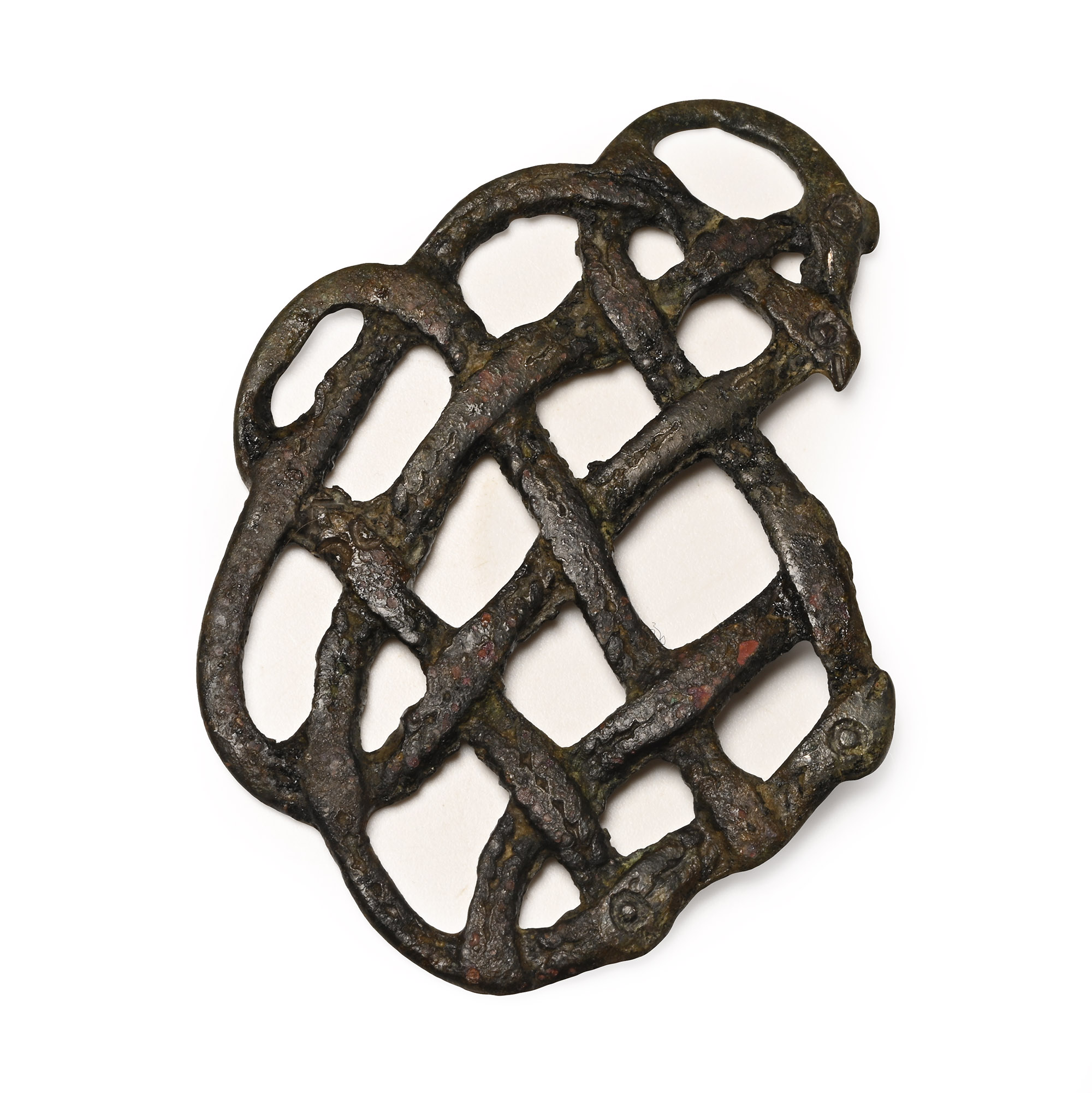 Viking Bronze Urnes Style Sword Scabbard Mount
