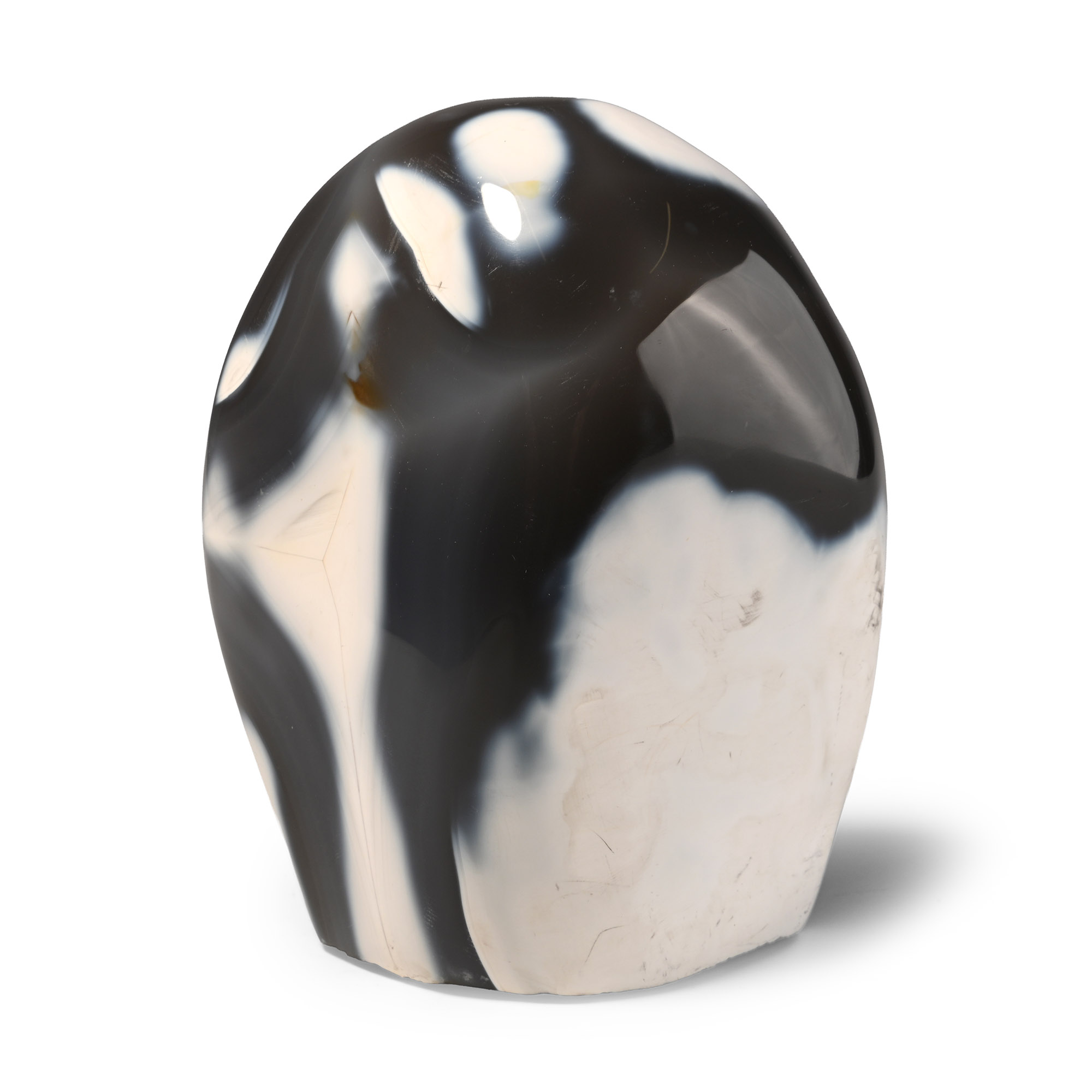 Polished 'Orca' Agate Paperweight