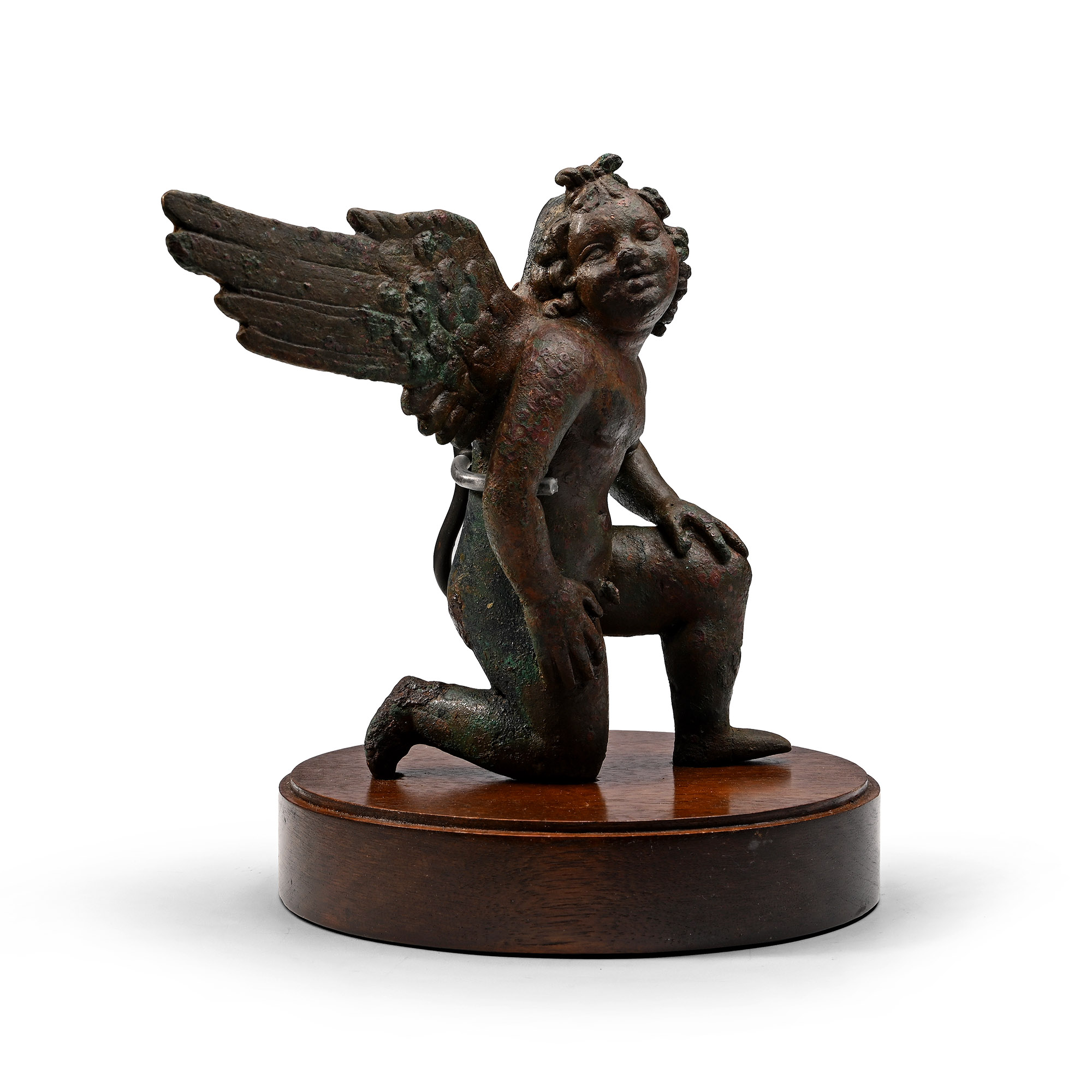 Roman Bronze Winged Eros