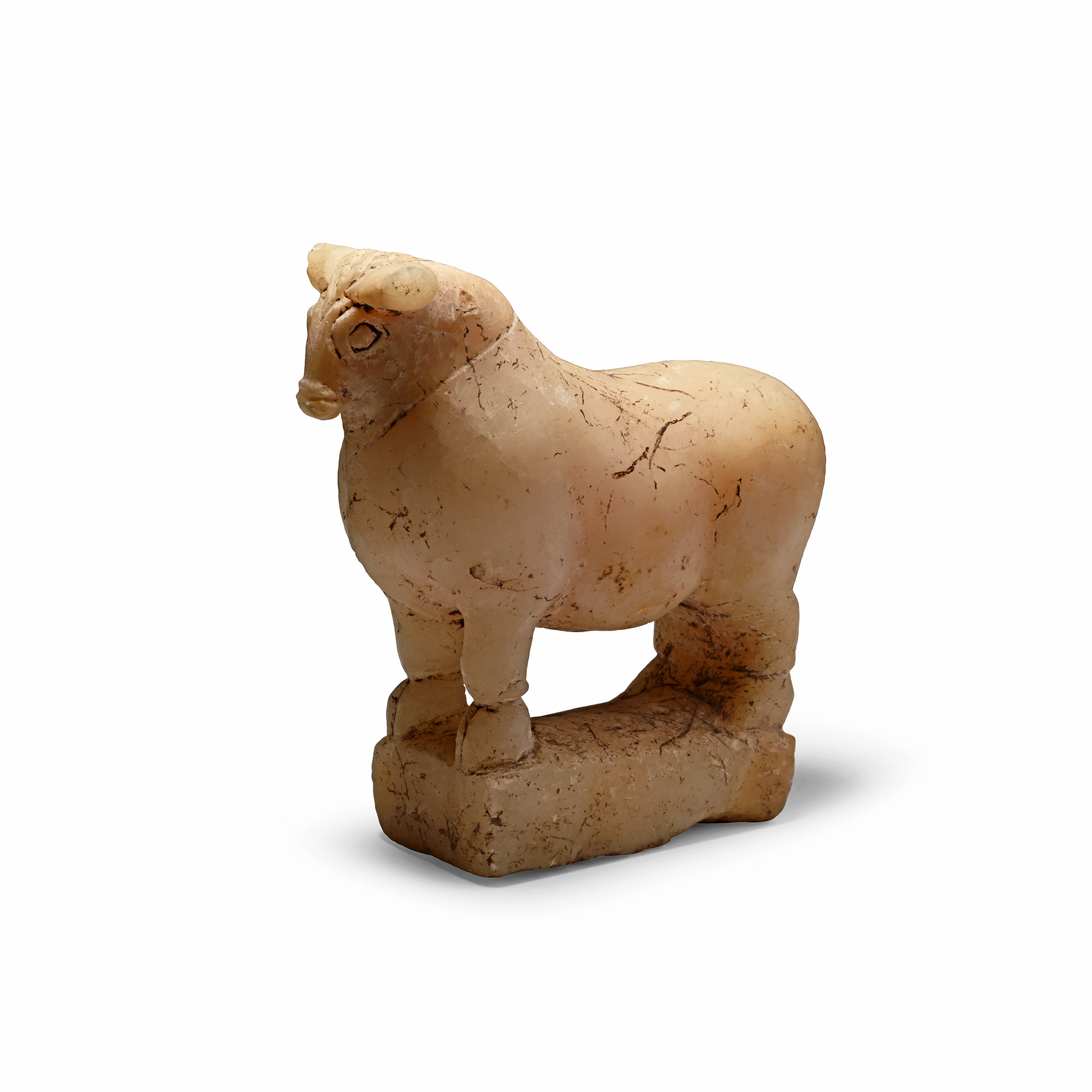 Sabaean Alabaster Bull