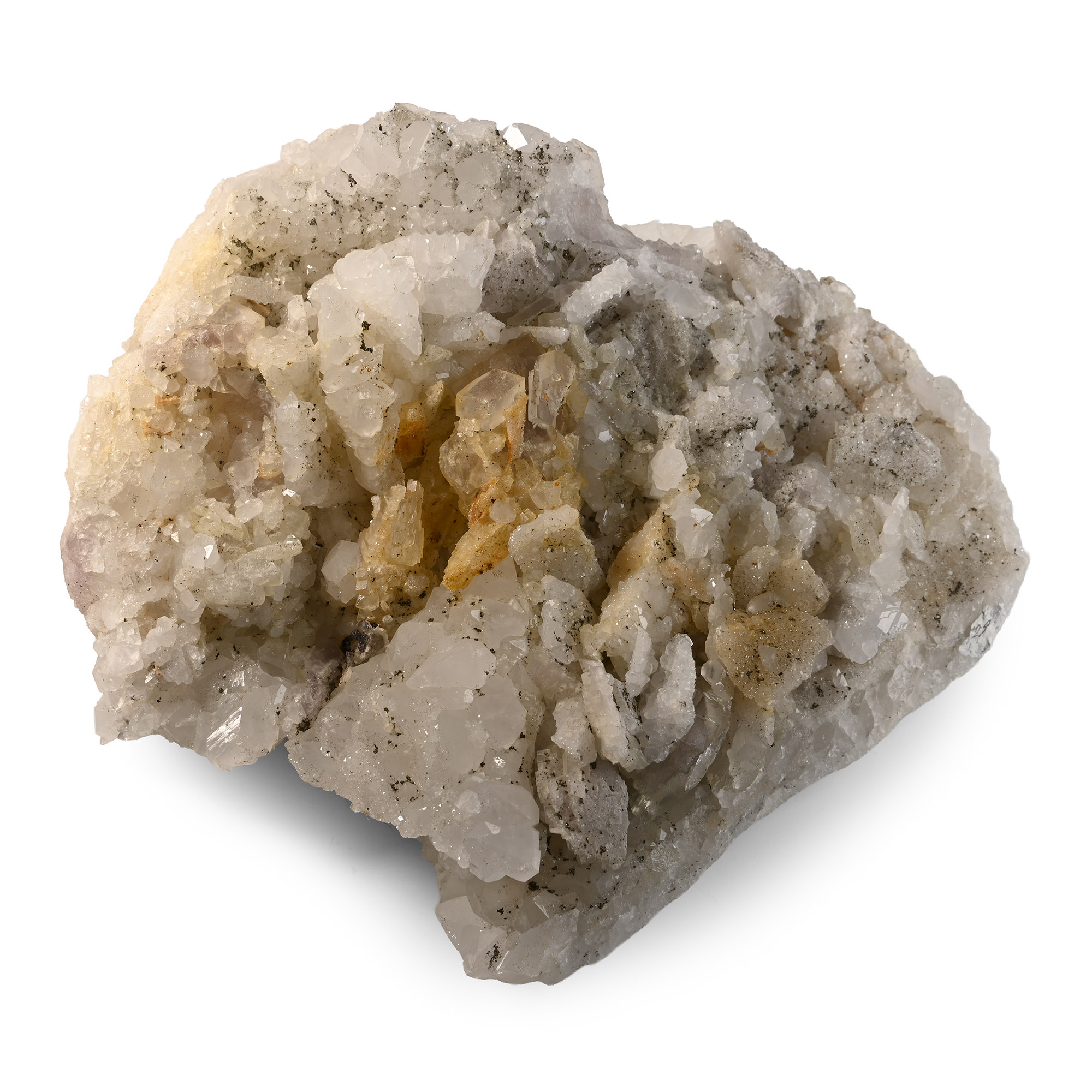 'Blackdene Mine' Fluorite on Quartz
