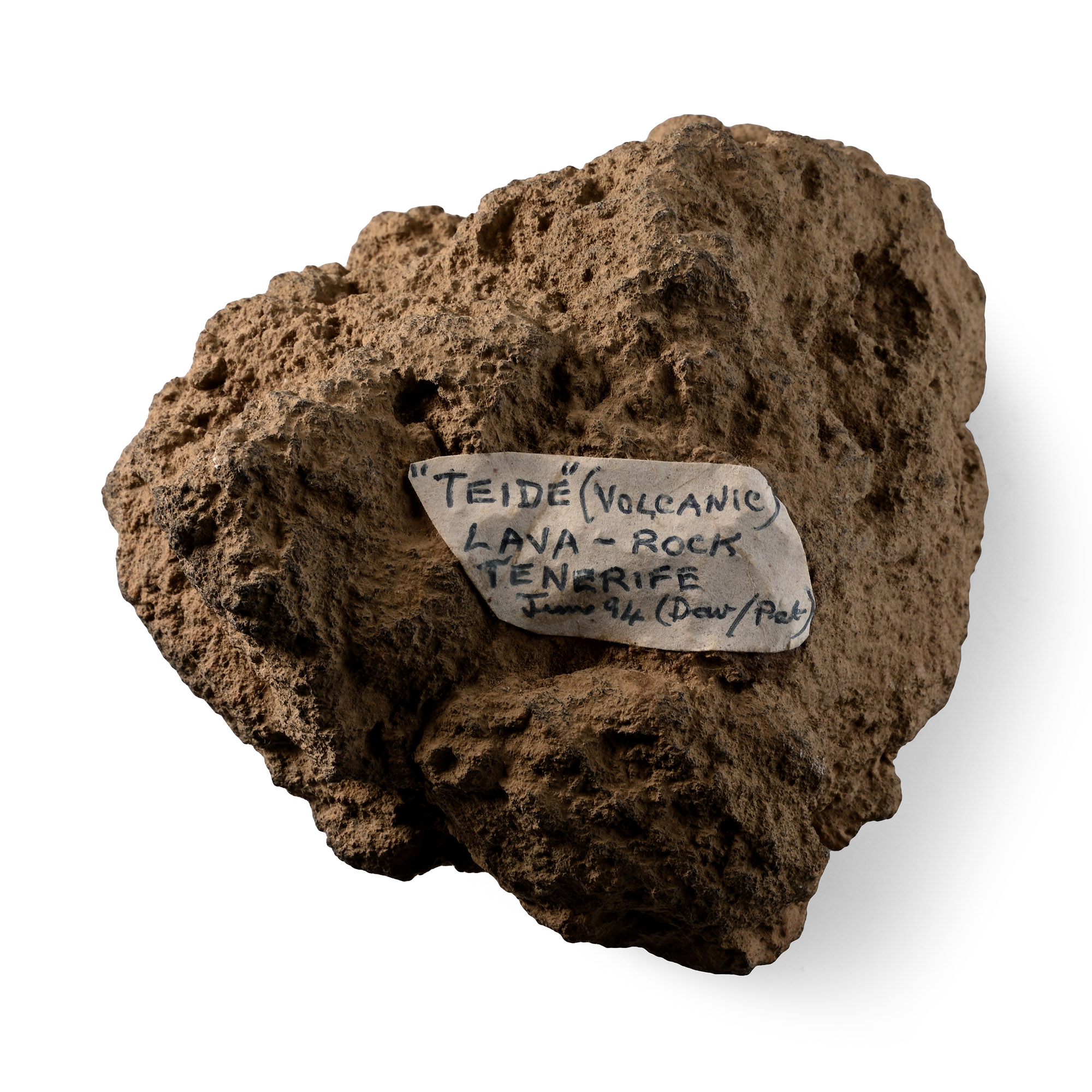 Mount Teidi Volcano Light Brown Lava Bomb