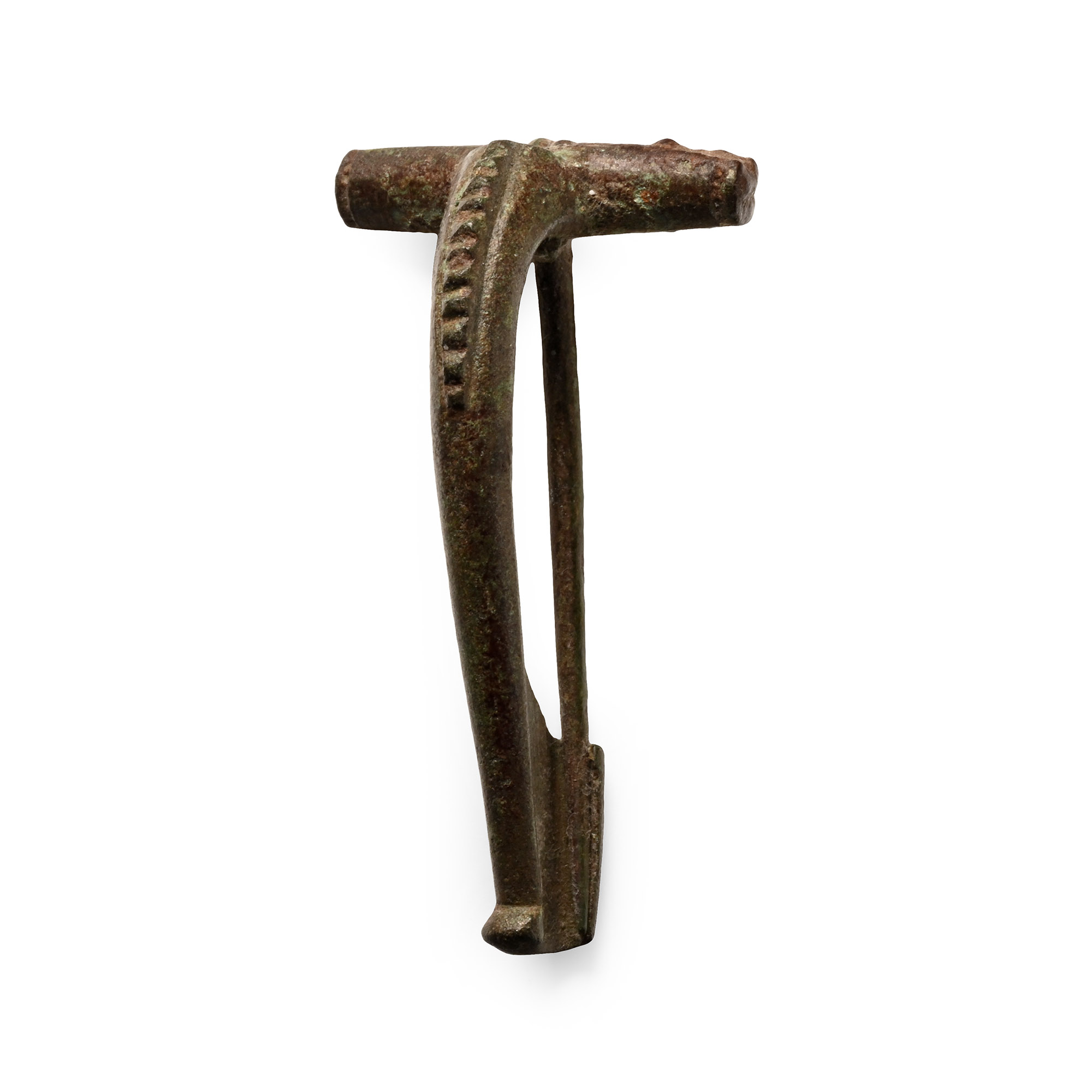 Romano-British Decorated Bronze Dolphin Brooch