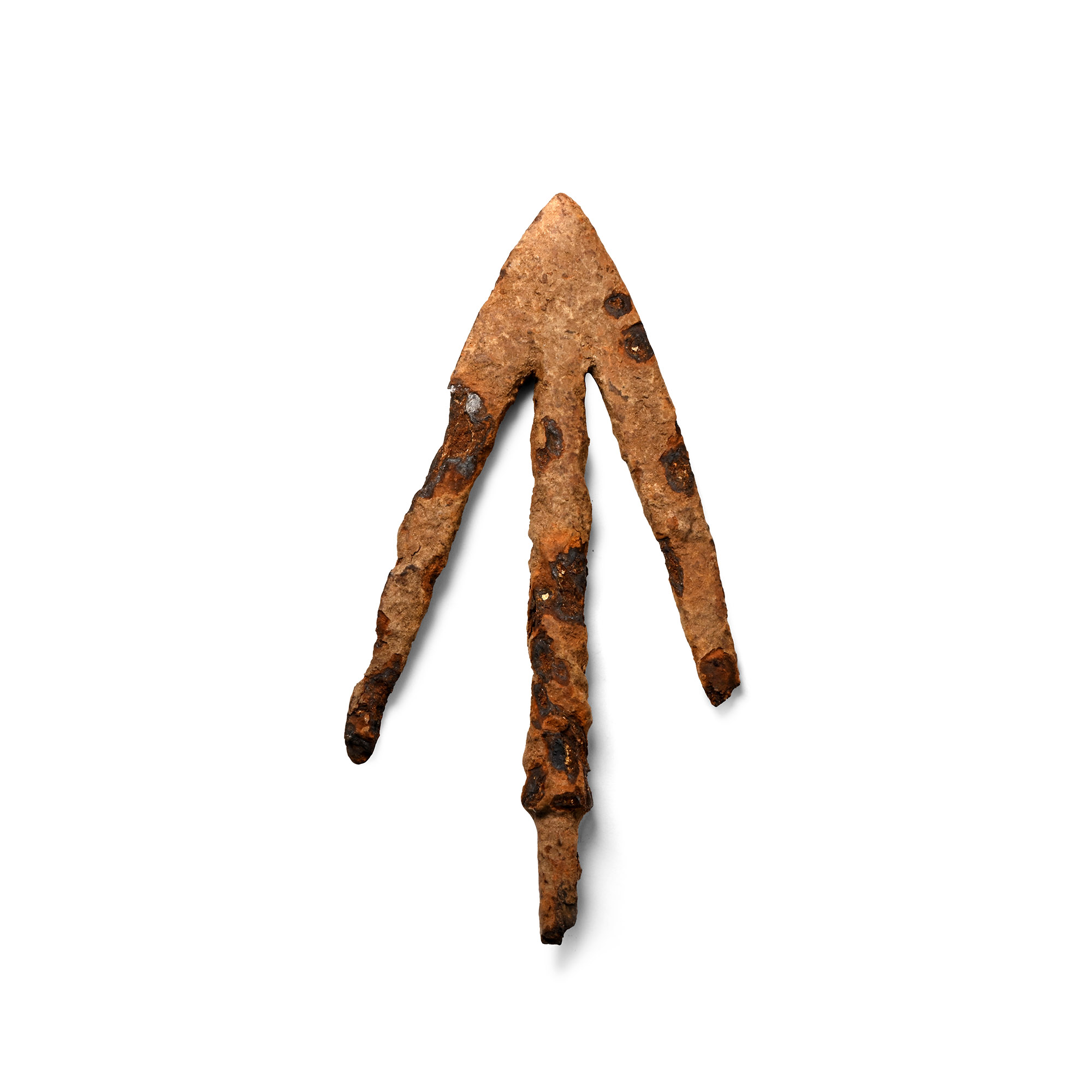 Medieval Iron Swallow-Tailed Arrowhead